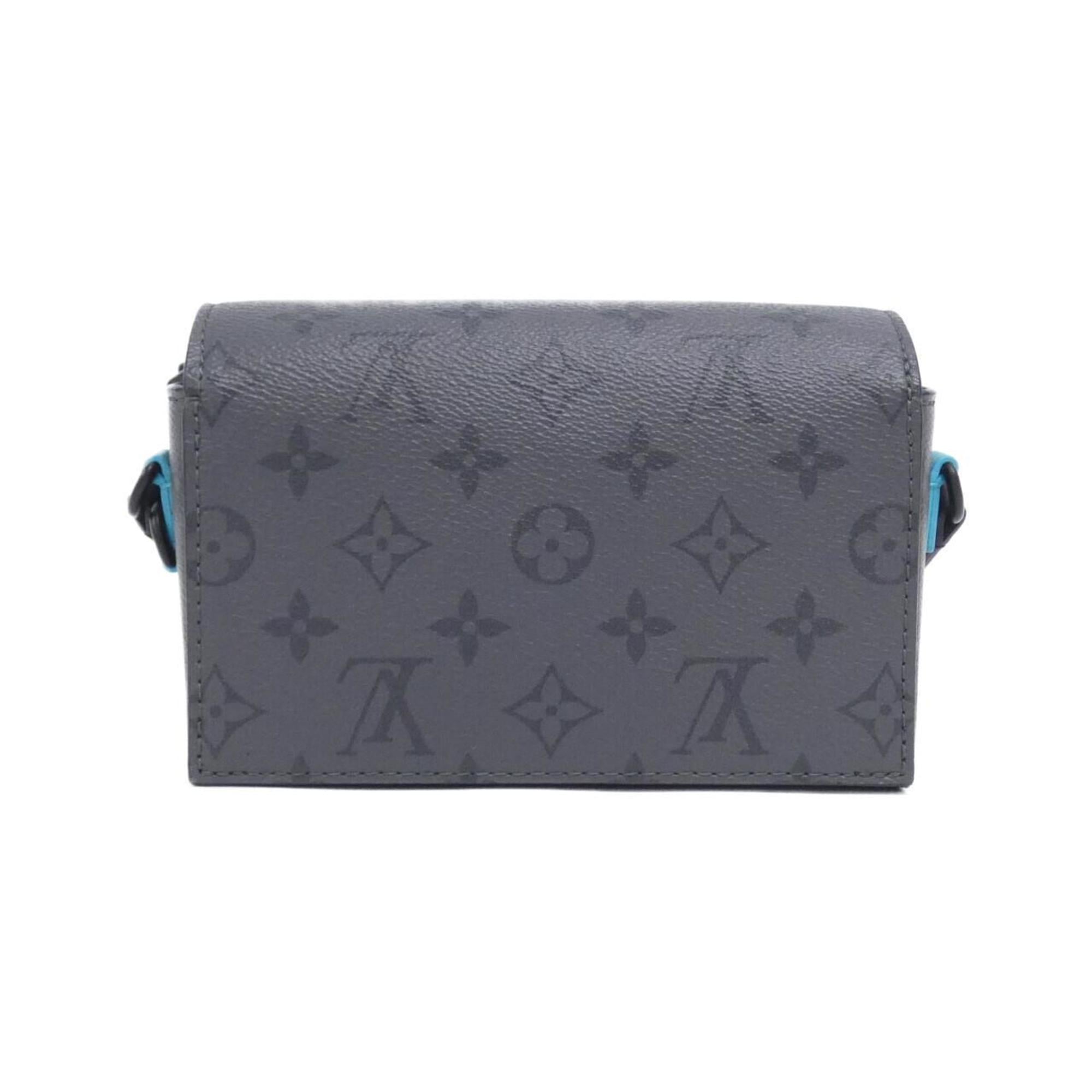 Louis Vuitton Black Coated Canvas Shoulder Bag (Pre-Owned)
