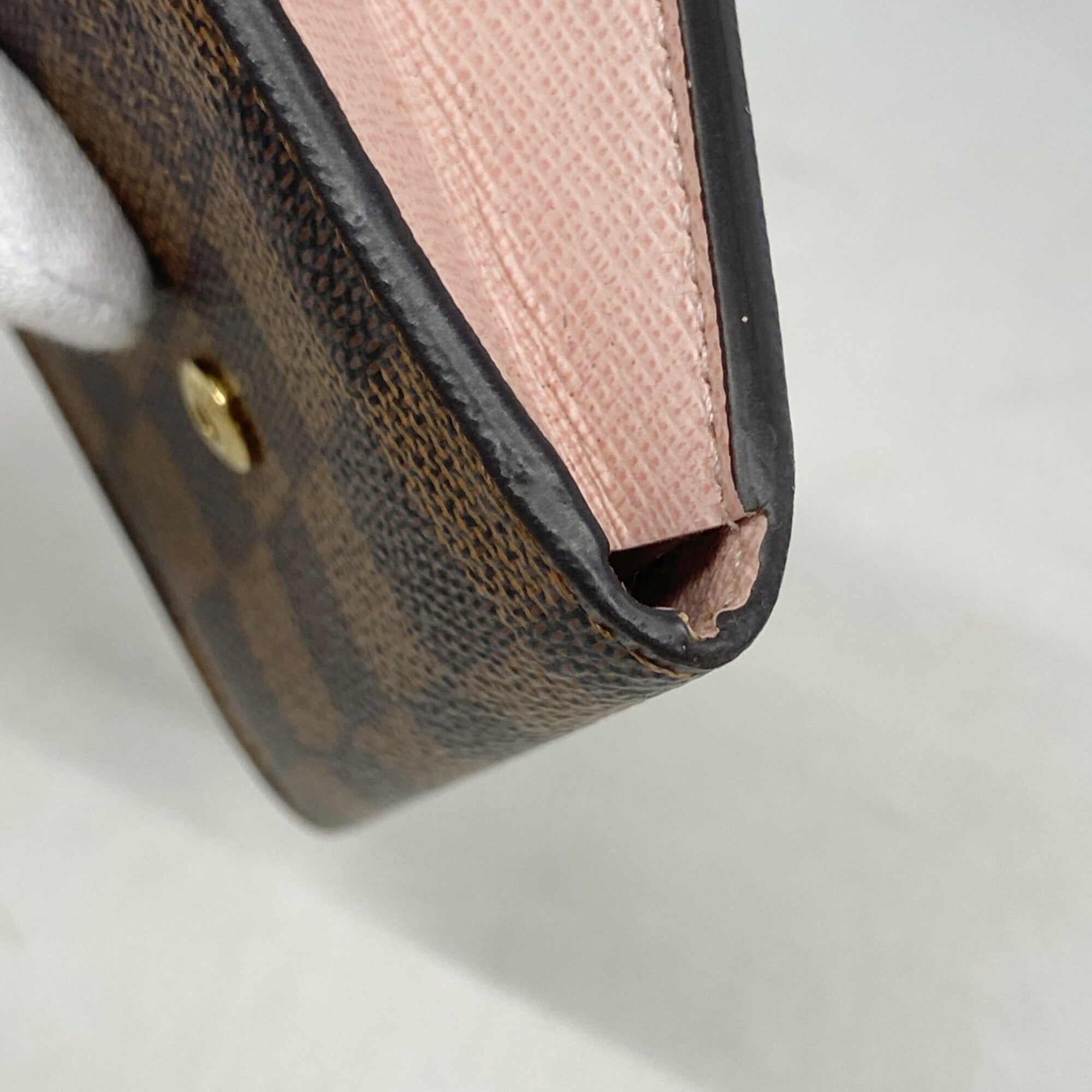 Louis Vuitton Ebene Coin Purse/Coin Case (Pre-Owned)