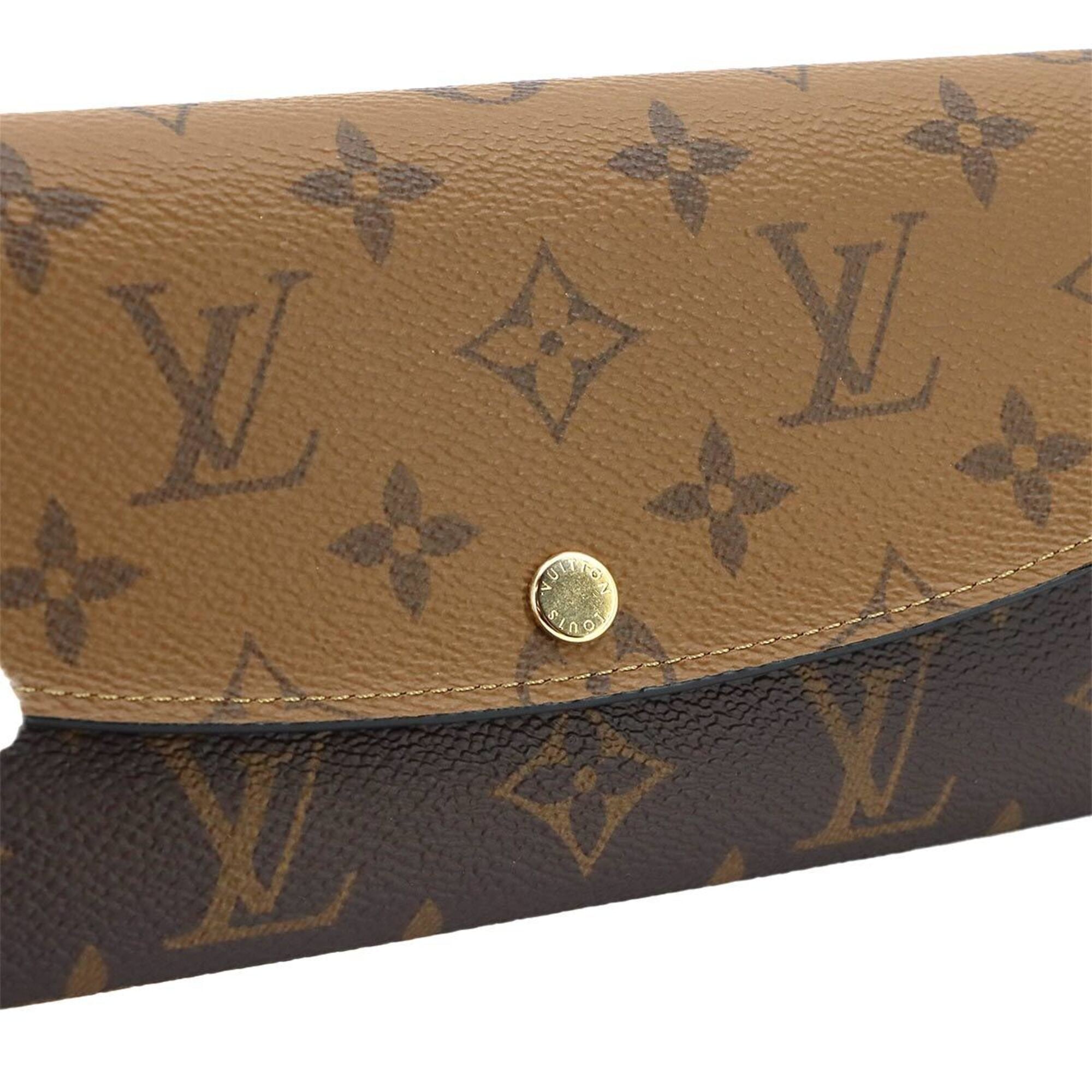 Louis Vuitton Monogram Monogram Reverse Monogram Reverse Monogram Long Wallet (Bi-Fold) (Pre-Owned)