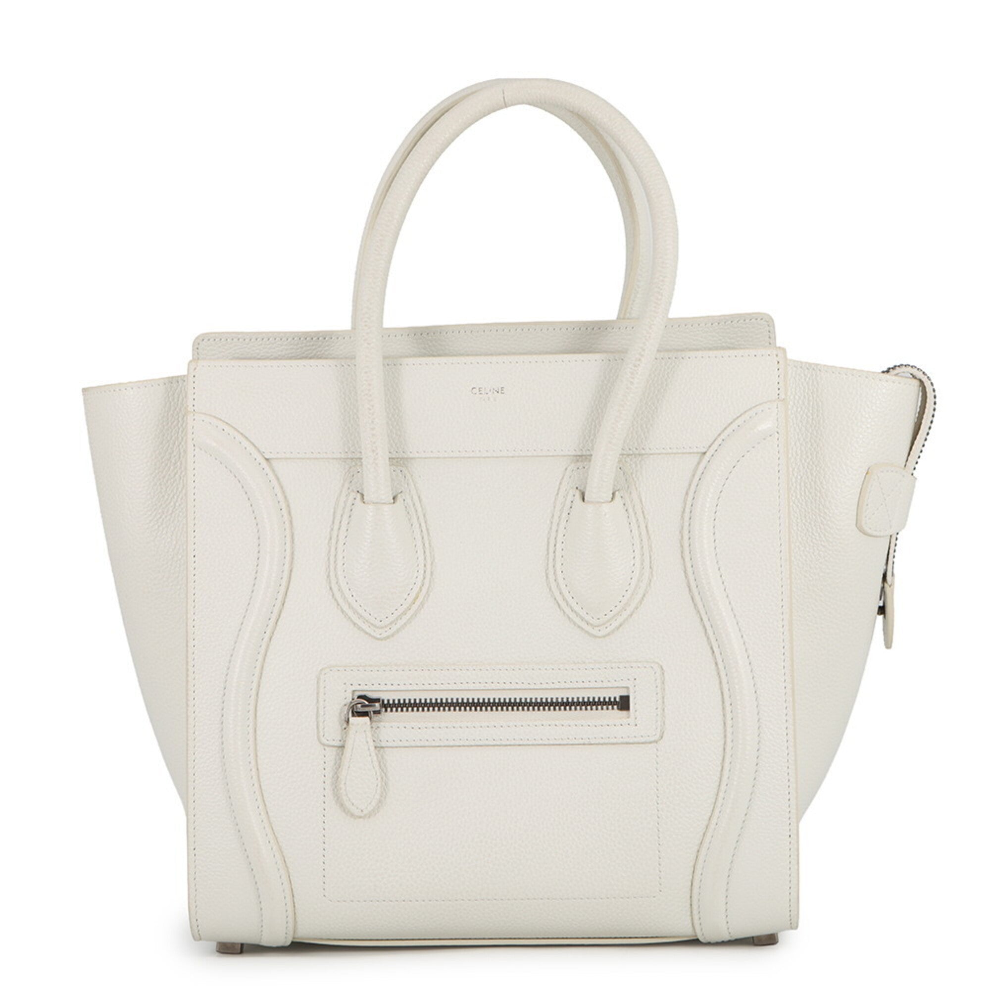 Celine White Leather Handbag (Pre-Owned)