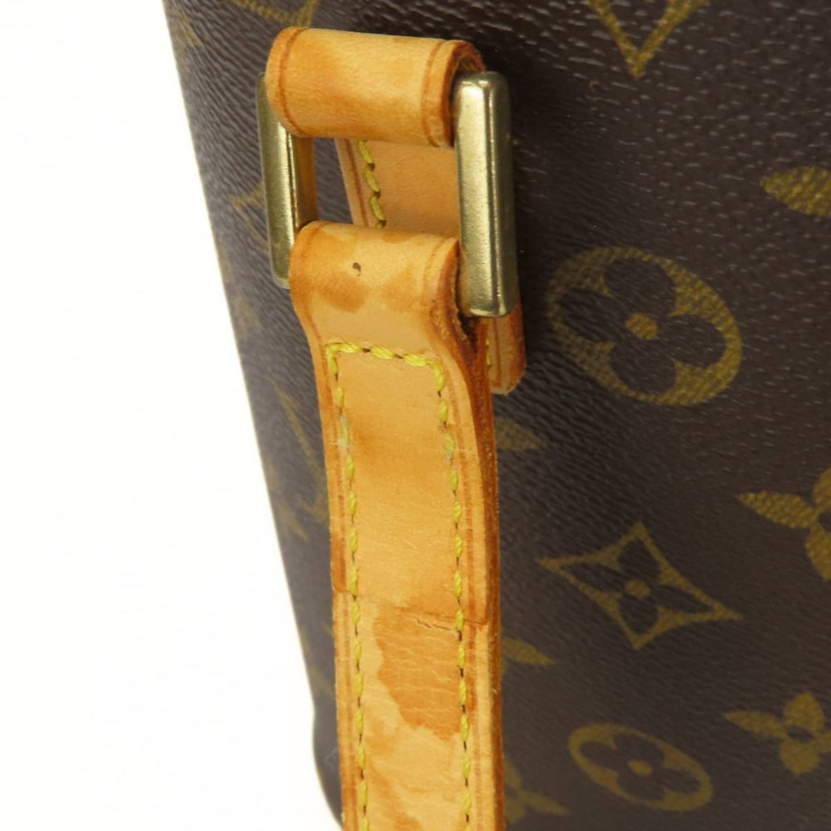 Louis Vuitton Brown Monogram Leather Handbag (Pre-Owned)