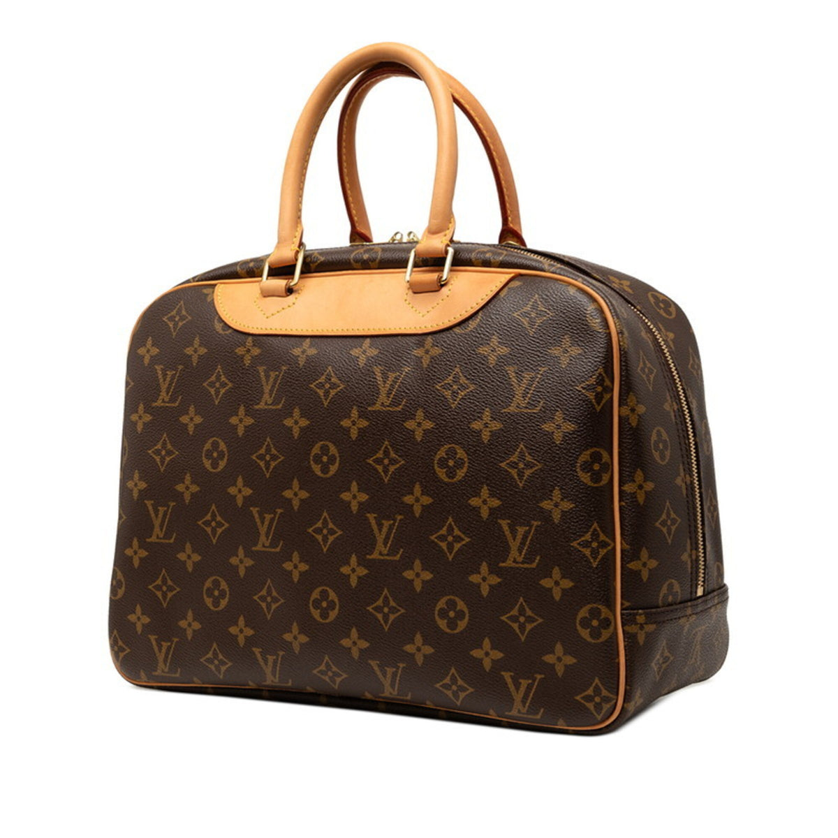 Louis Vuitton Monogram Brown Pvc Leather Handbag (Pre-Owned)