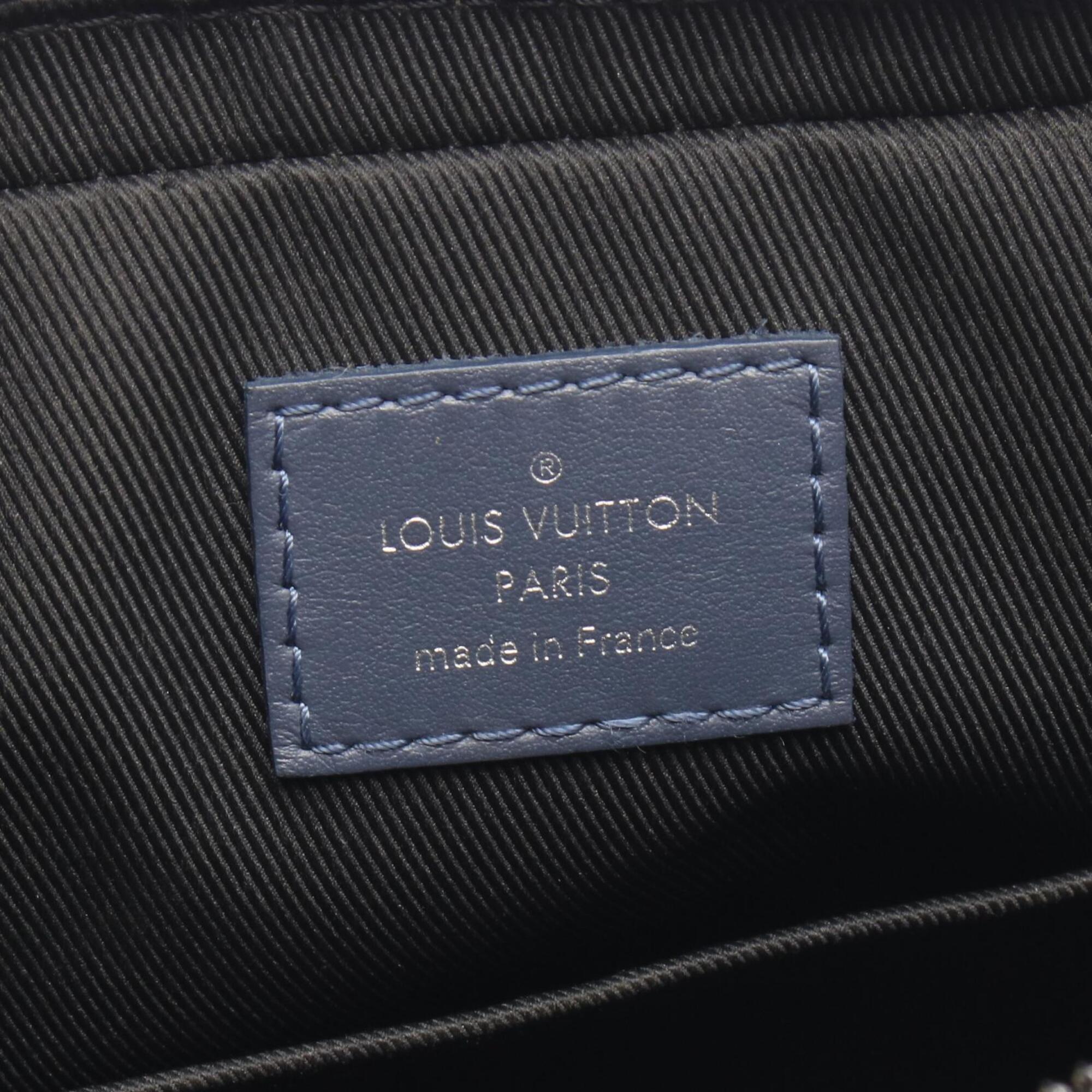 Louis Vuitton Navy Monogram Shadow Handbag Shoulder Bag (Pre-Owned)
