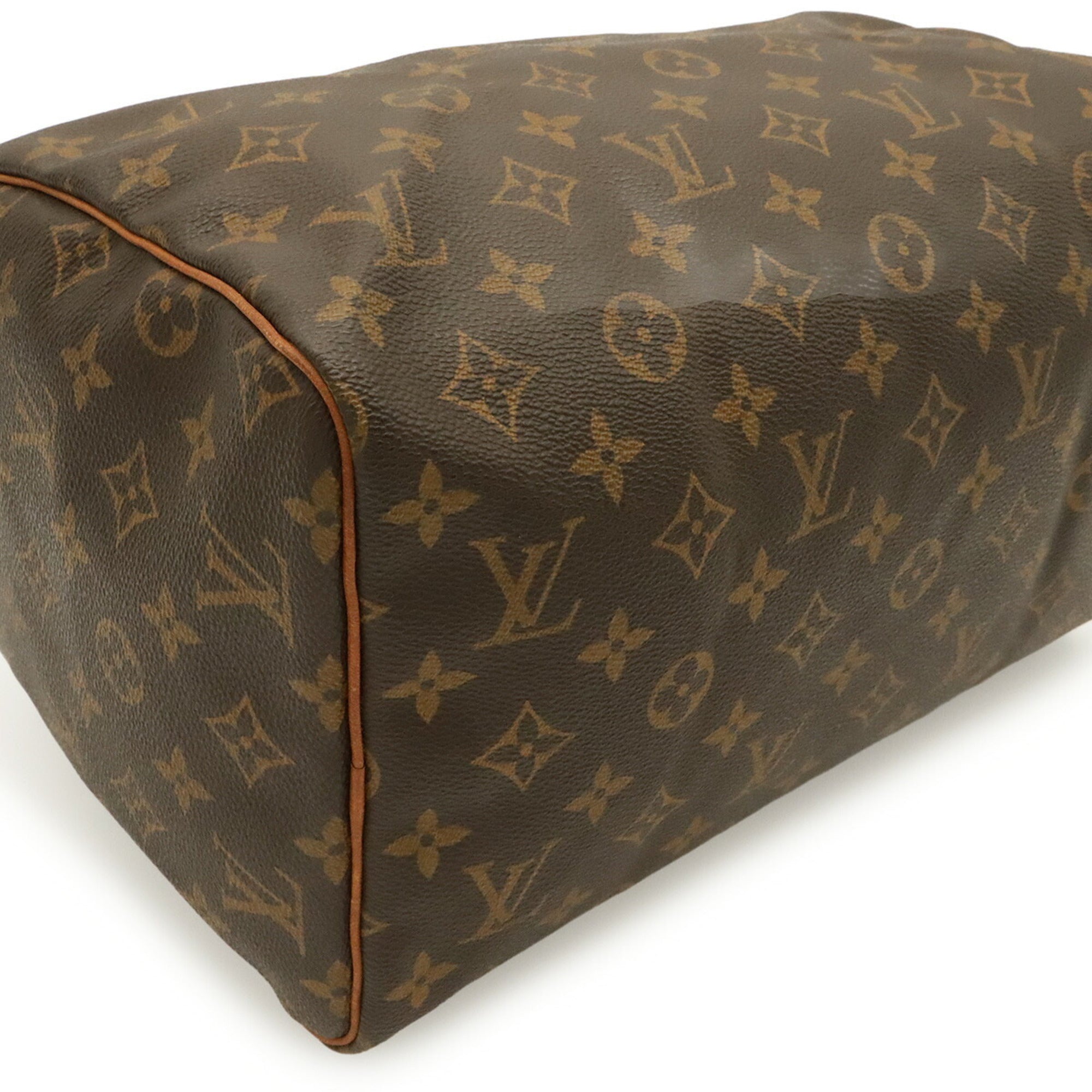 Louis Vuitton Brown Monogram Canvas Pvc Coated Canvas Boston Bag Handbag (Pre-Owned)