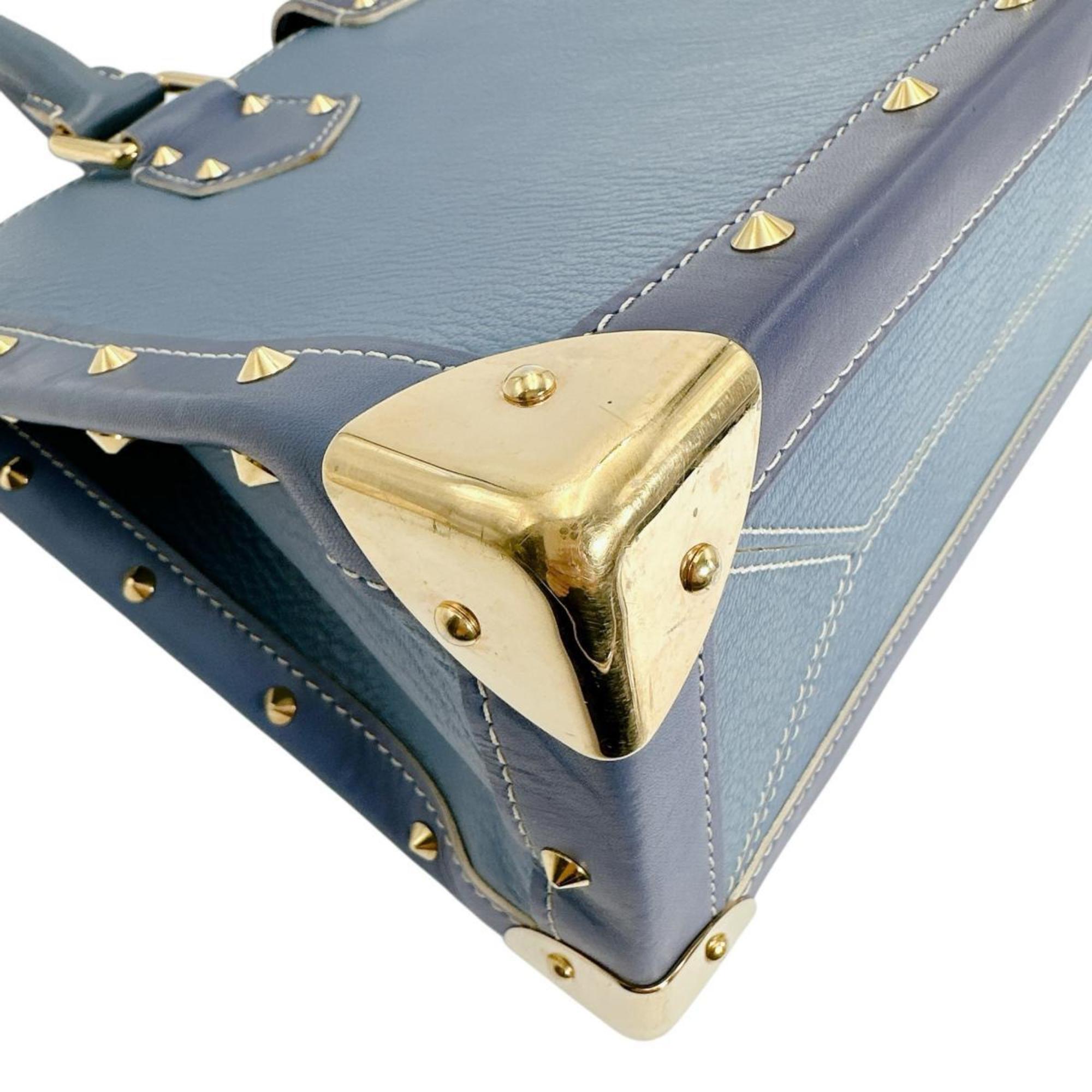 Louis Vuitton Blue Leather Handbag (Pre-Owned)