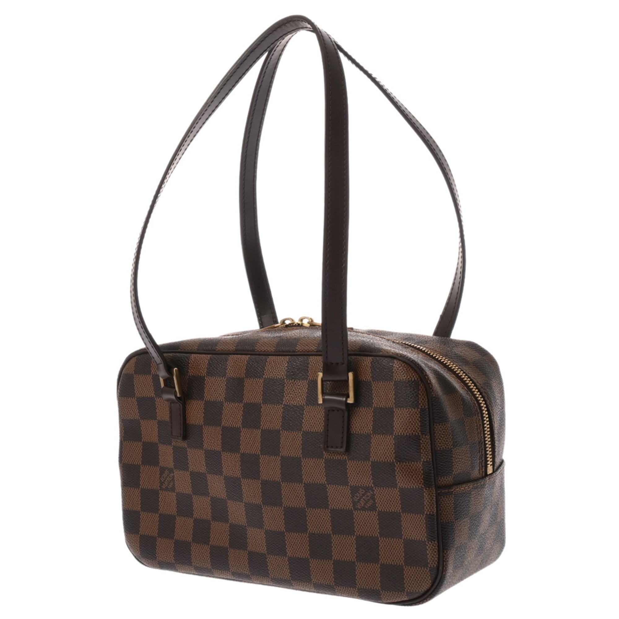 Louis Vuitton Damier Brown Damier Canvas Handbag (Pre-Owned)