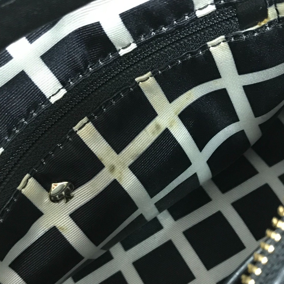 Kate Spade Gray Leather Handbag (Pre-Owned)