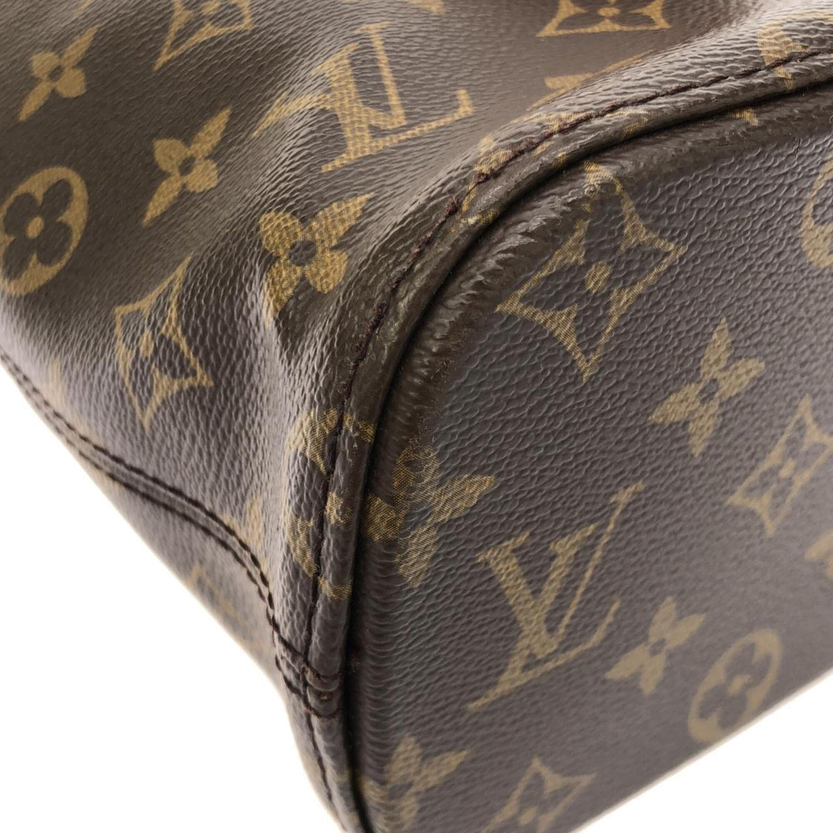 Louis Vuitton Marron Coated Canvas Handbag (Pre-Owned)