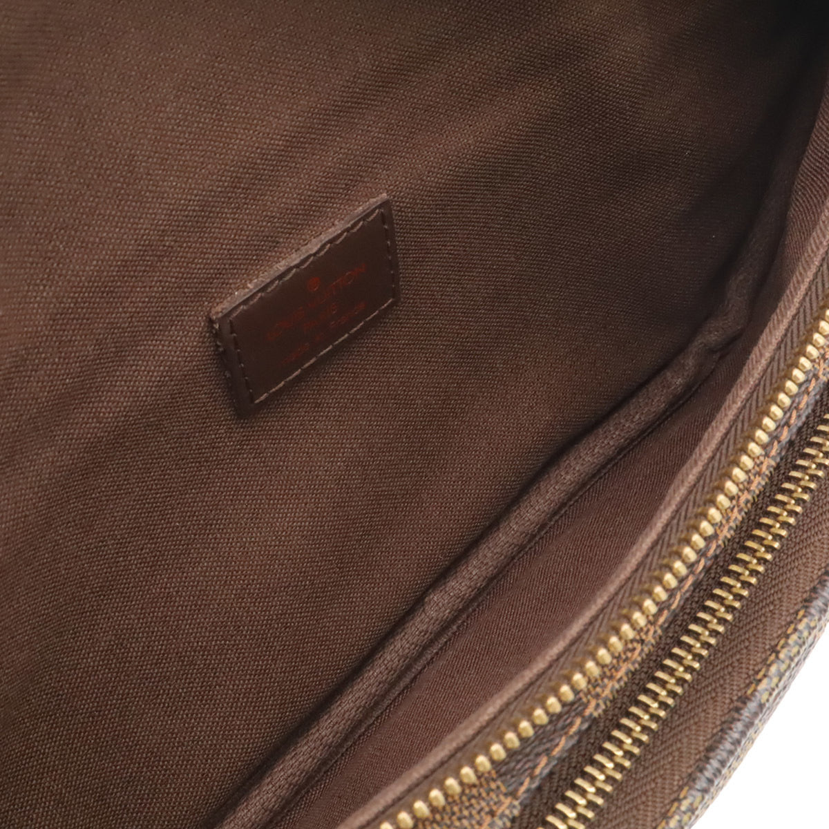 Louis Vuitton Brown Pvc Coated Canvas Fanny Pack Sling Bag (Pre-Owned)