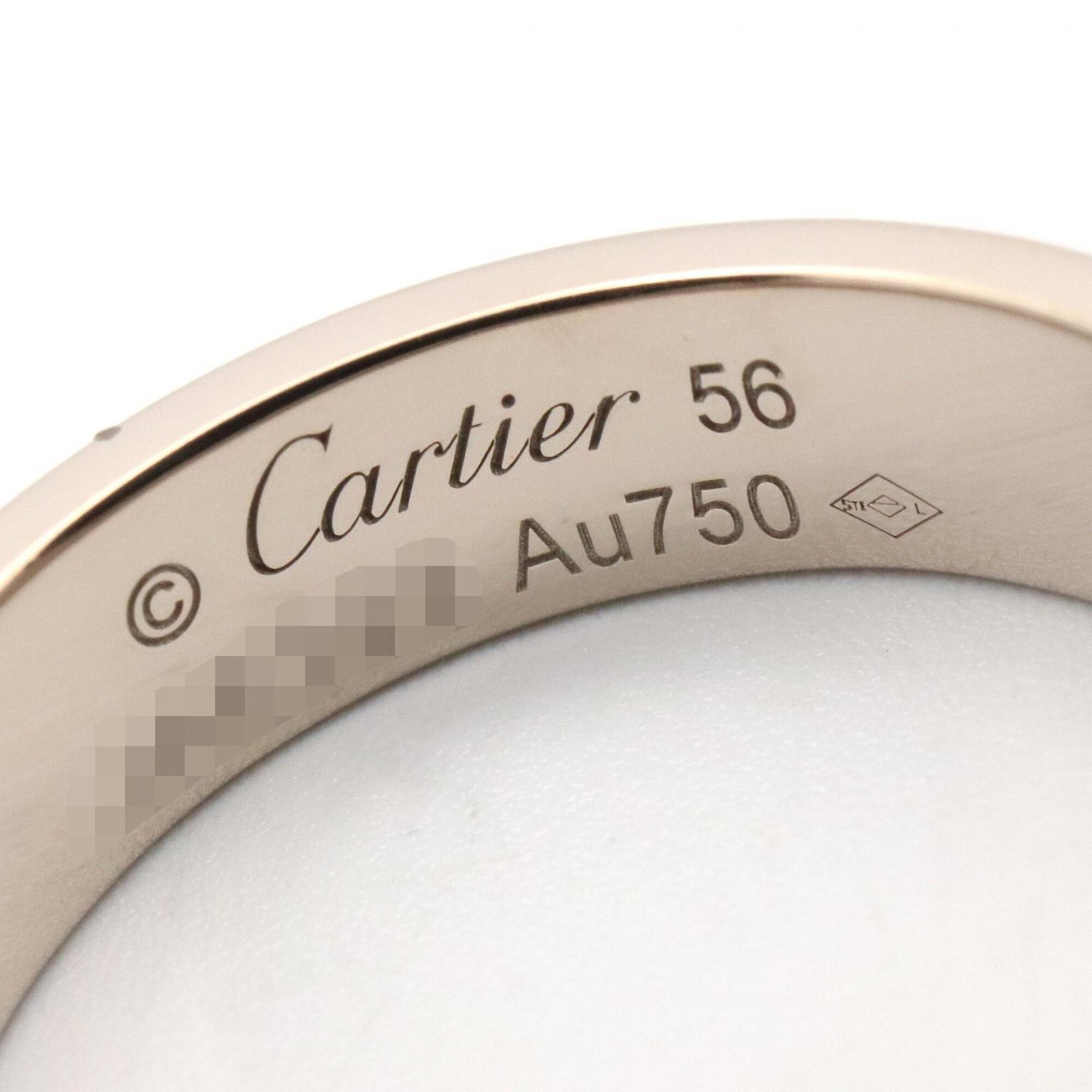 Cartier Silver White Gold (18K) Band Ring (Pre-Owned)