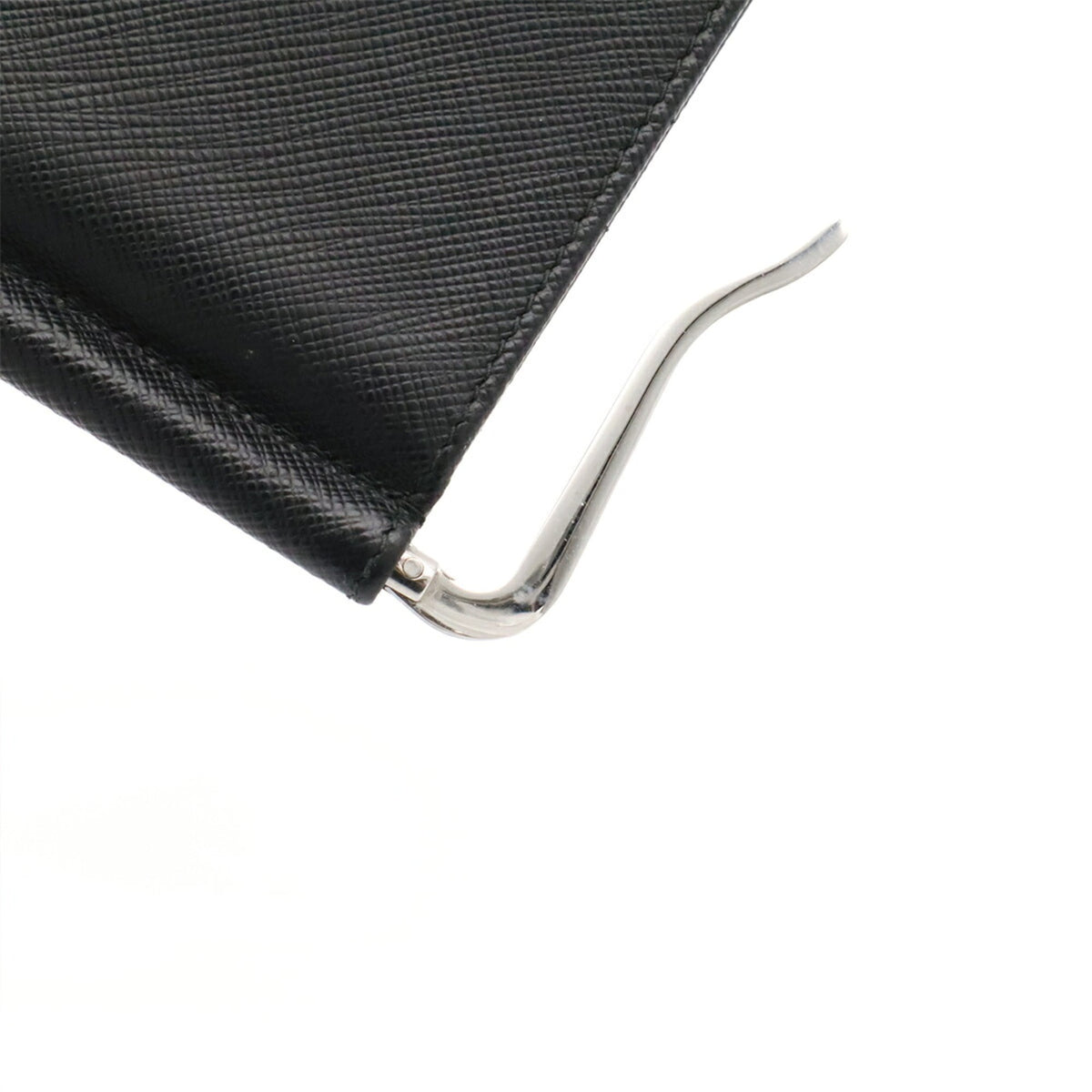 Prada Black Nero Leather Wallet (Bi-Fold) (Pre-Owned)