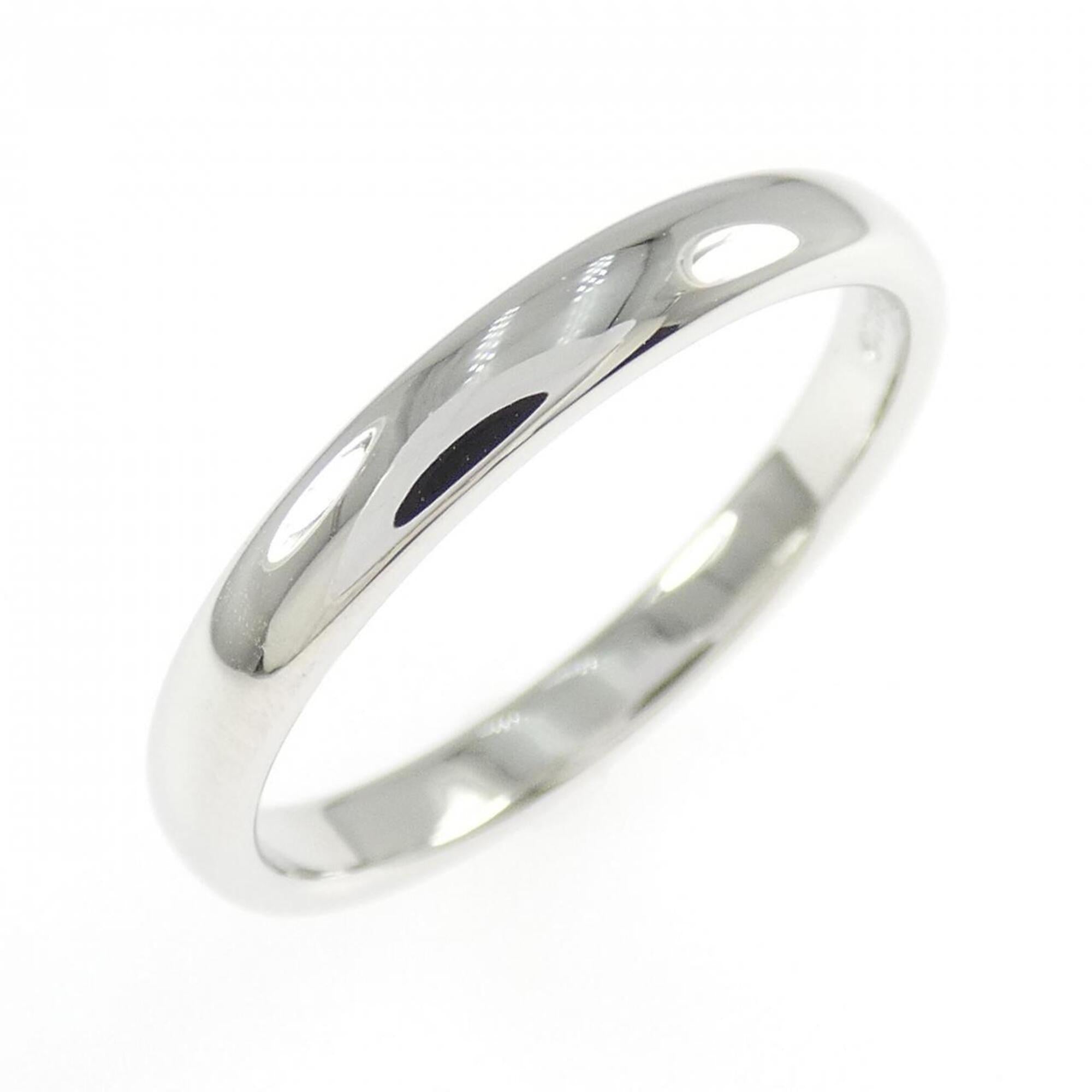 Tiffany Platinum Platinum 950 Band Ring (Pre-Owned)