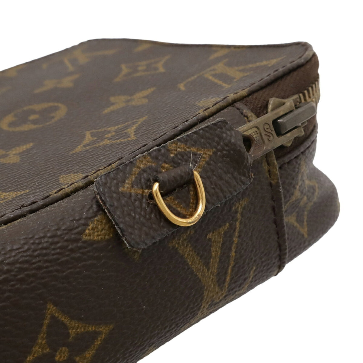Louis Vuitton Brown Monogram Canvas Pvc Coated Canvas Pouch (Pre-Owned)