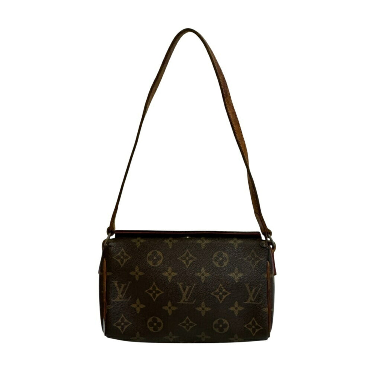 Louis Vuitton Brown Leather Handbag Pouch (Pre-Owned)
