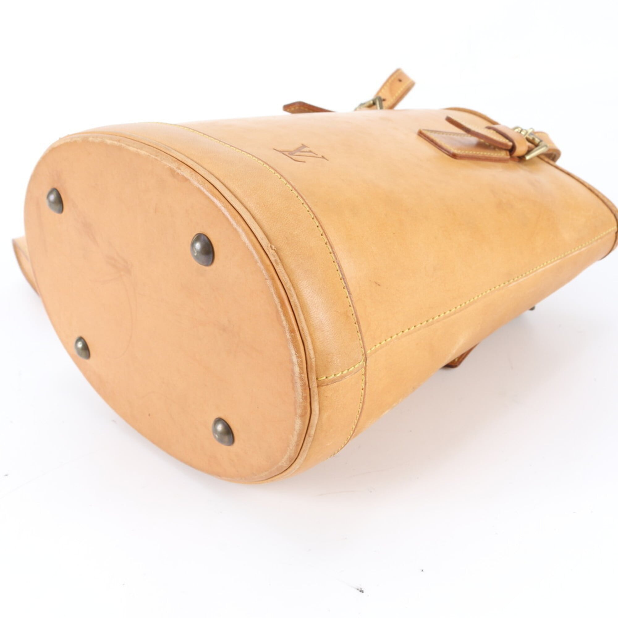 Louis Vuitton Natural Leather Handbag Pouch Shoulder Bag Tote Bag (Pre-Owned)