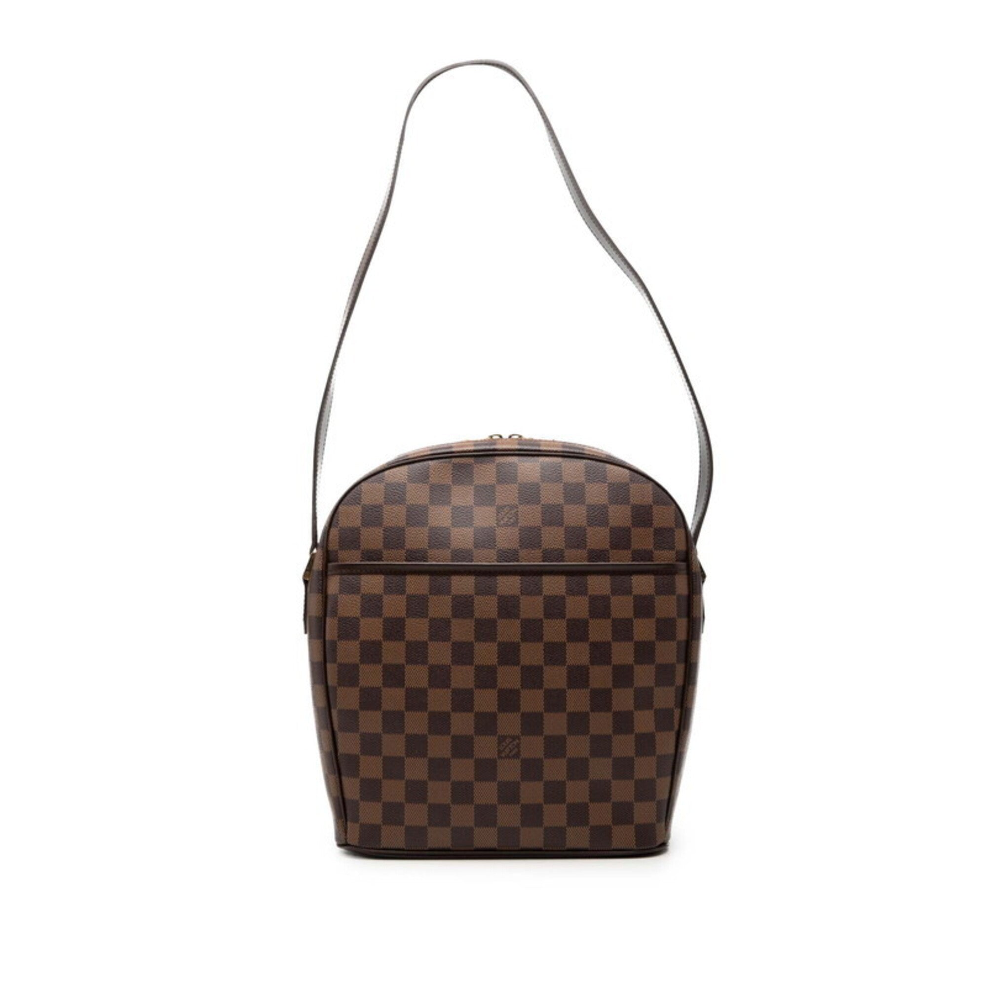 Louis Vuitton Brown Damier Canvas Pvc Leather Shoulder Bag (Pre-Owned)