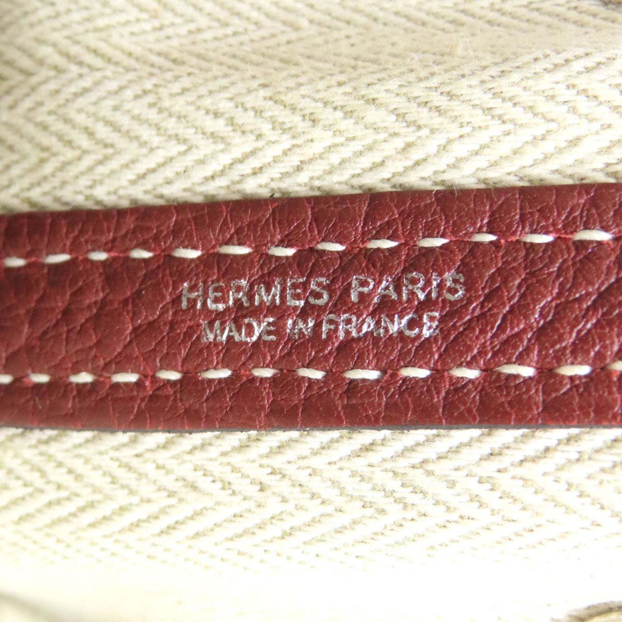 Hermes Red Color Negonda Leather Handbag (Pre-Owned)