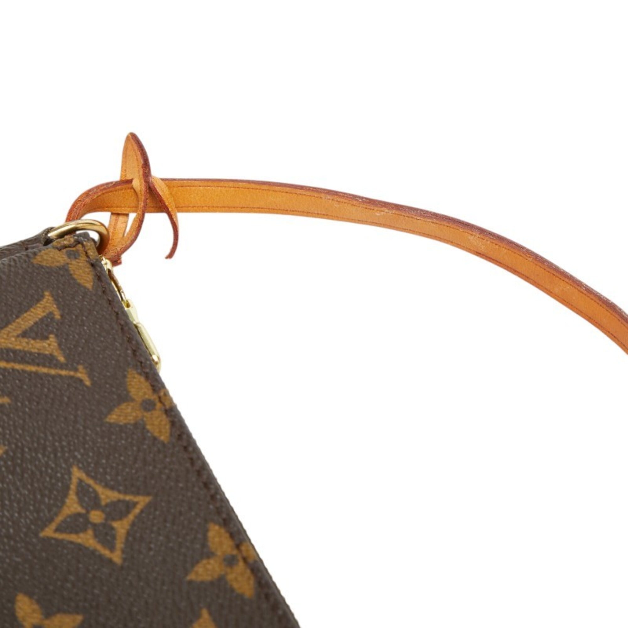 Louis Vuitton Brown Pvc Leather Handbag (Pre-Owned)