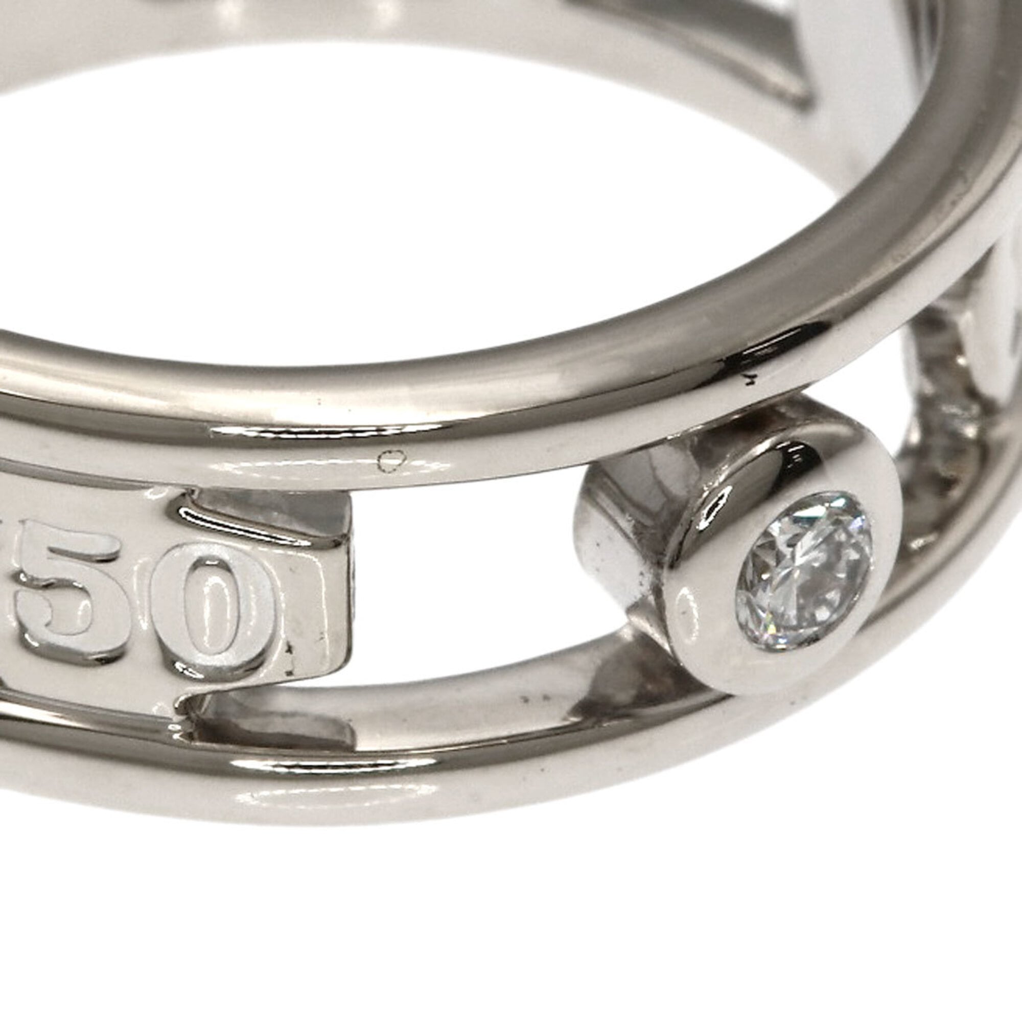 Tiffany White Gold (18K) Band Ring (Pre-Owned)