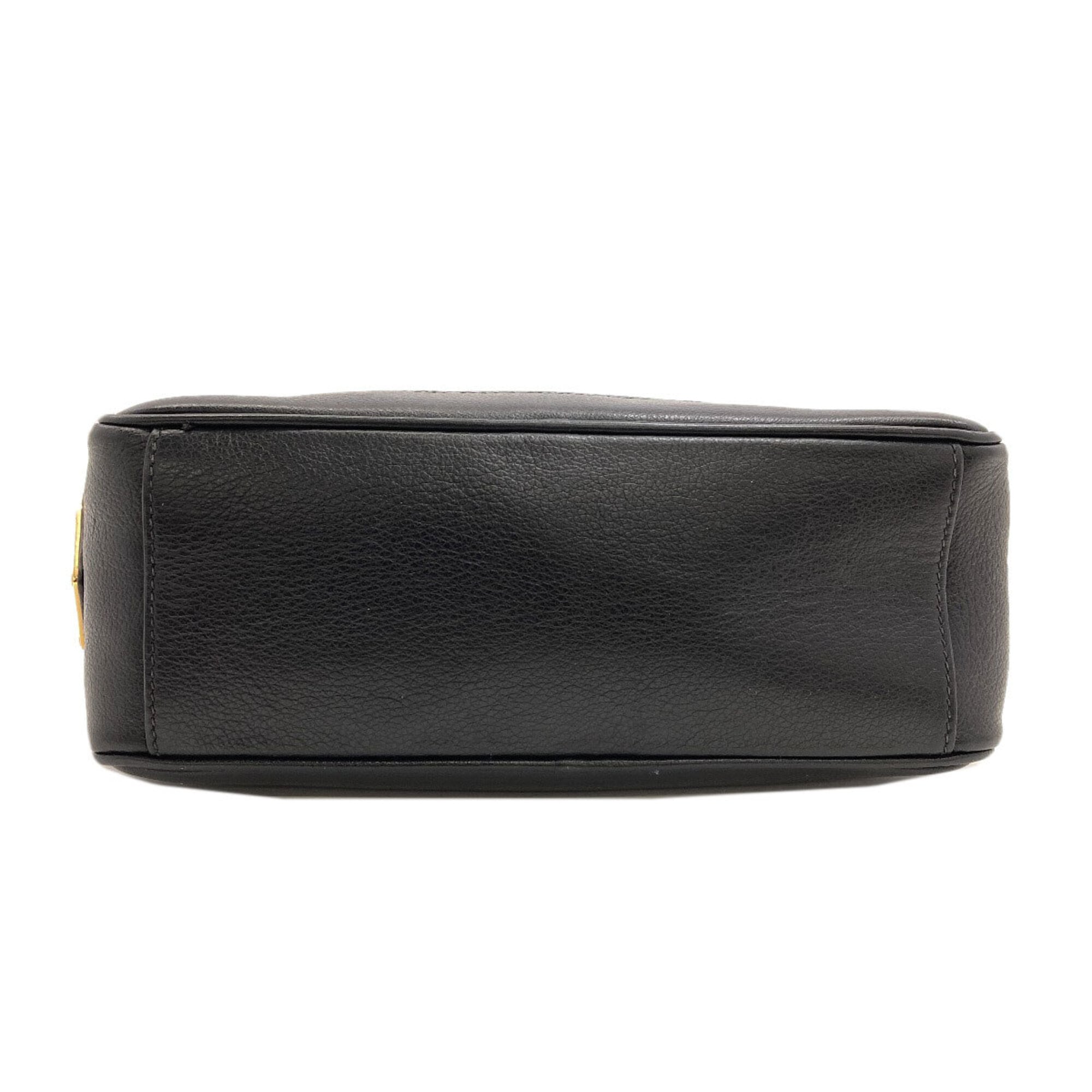 Prada Black Leather Shoulder Bag (Pre-Owned)