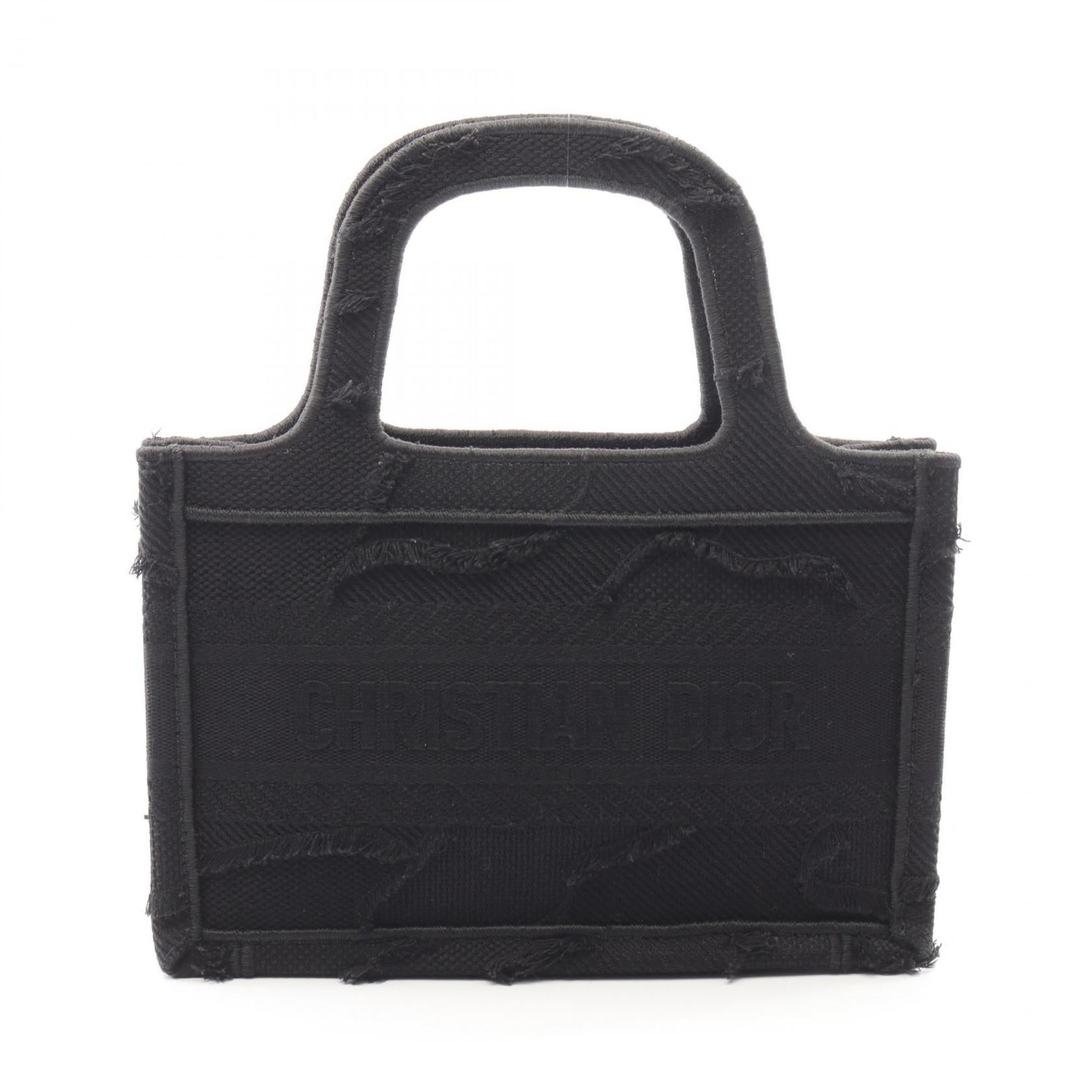Christian Dior Black Canvas Handbag (Pre-Owned)
