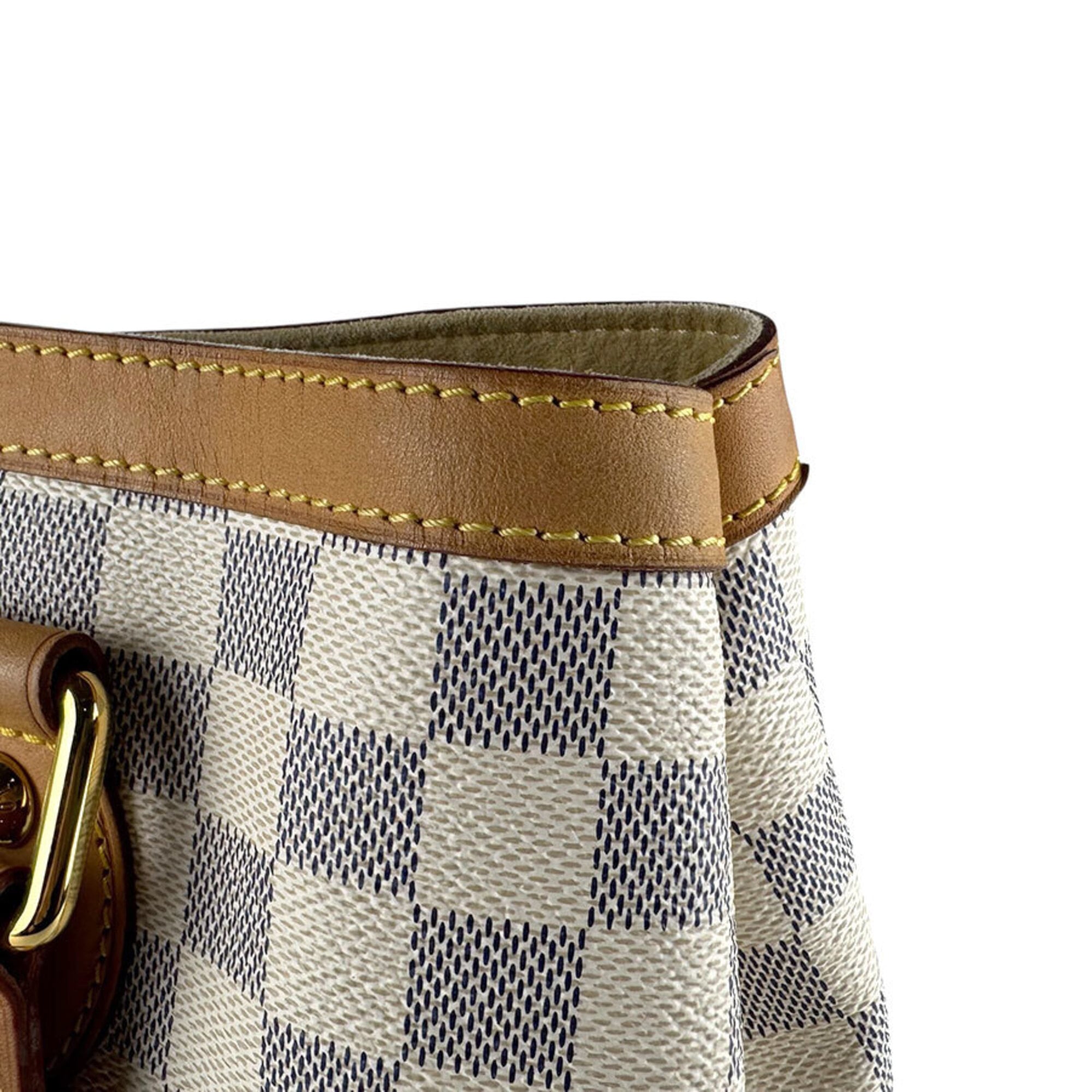 Louis Vuitton Damier Azur Ivory Damier Azur Handbag (Pre-Owned)
