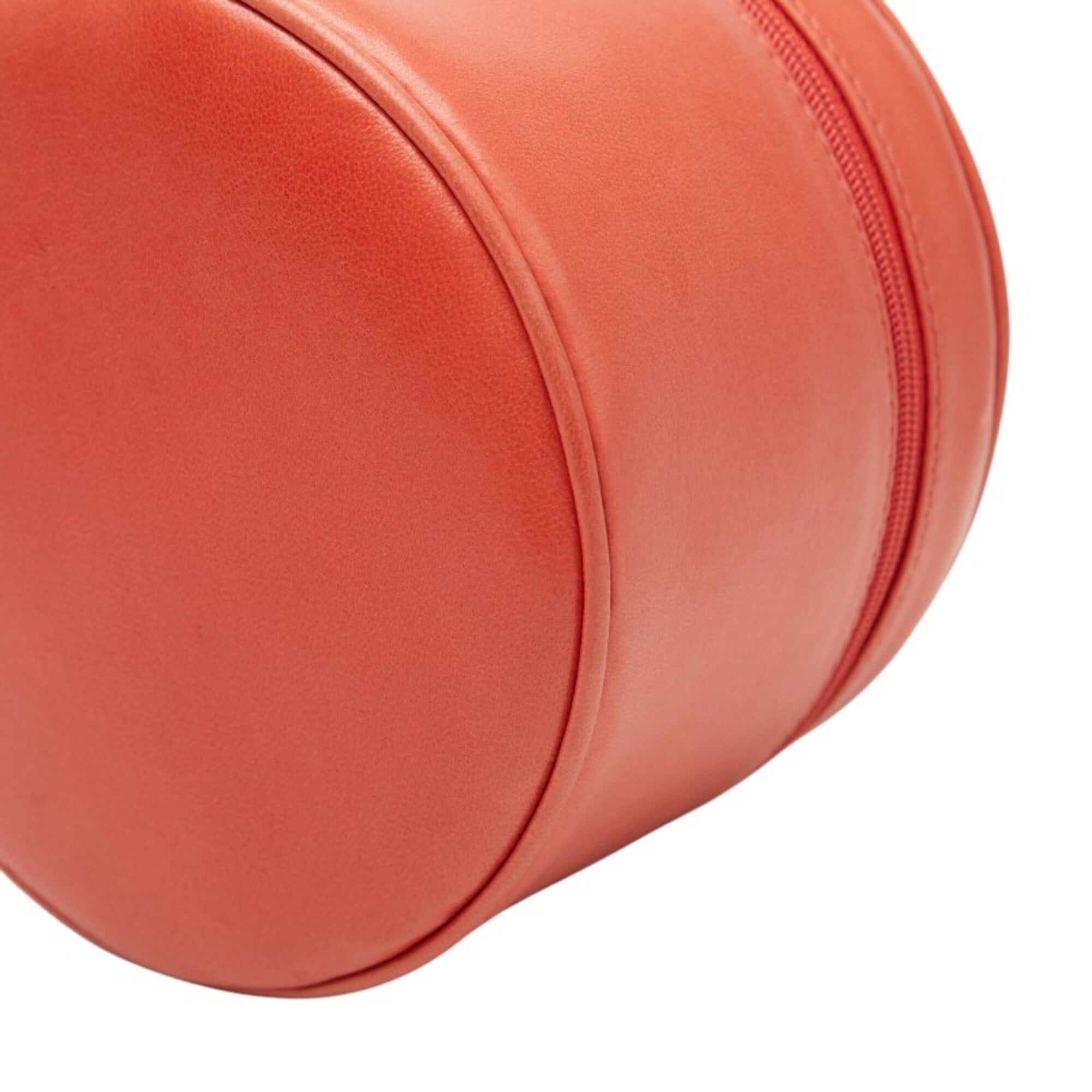 Gucci Pink Pink Orange Leather Vanity Bag (Pre-Owned)