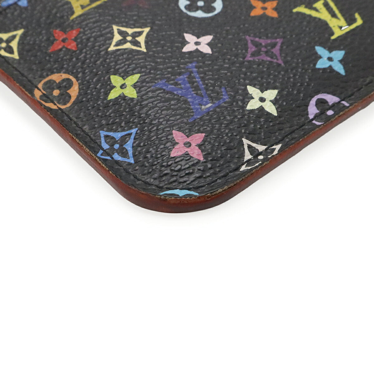 Louis Vuitton Monogram Multi-Color Noir Monogram Multicolore Coin Purse/Coin Case (Pre-Owned)