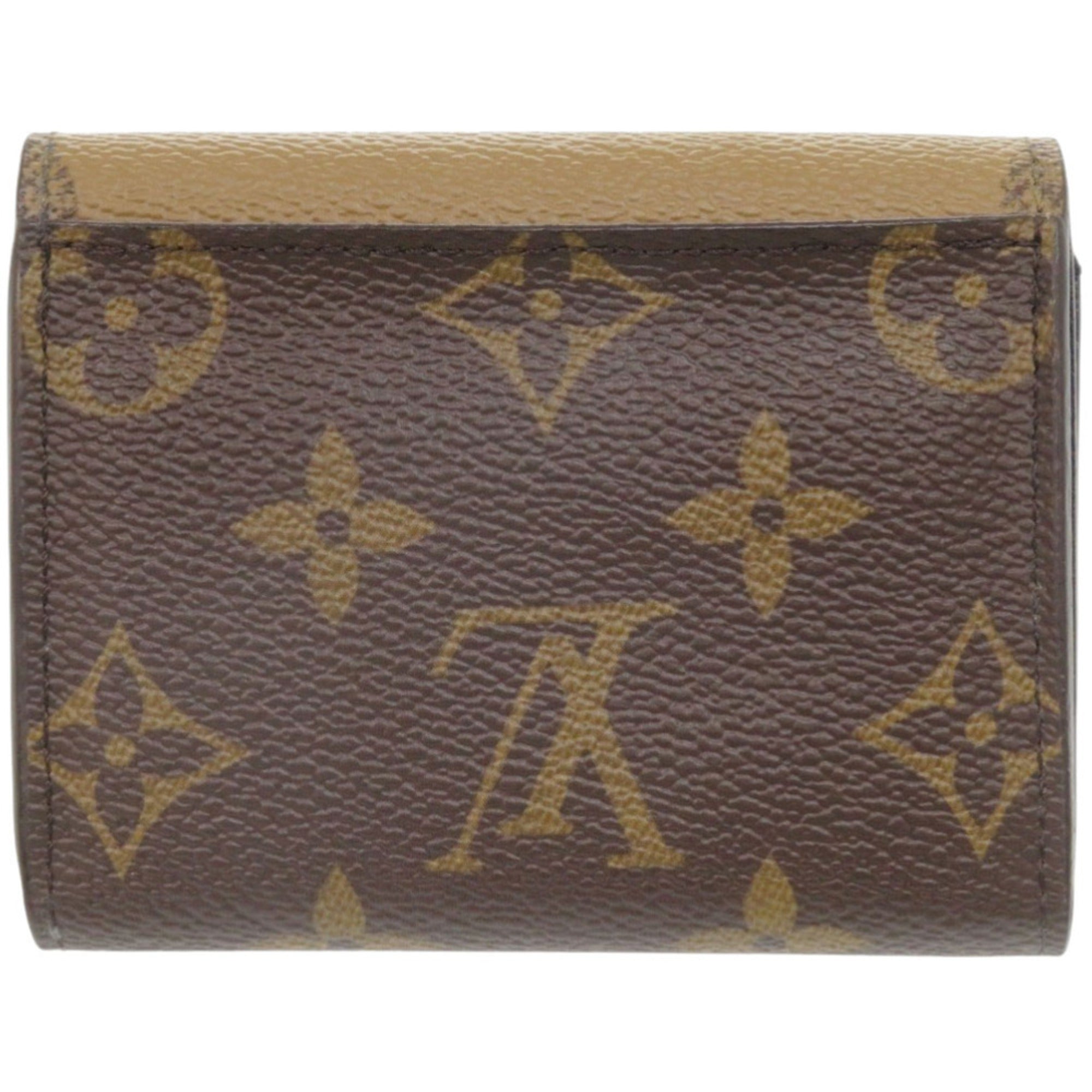 Louis Vuitton Brown Monogram Monogram Wallet (Tri-Fold) (Pre-Owned)