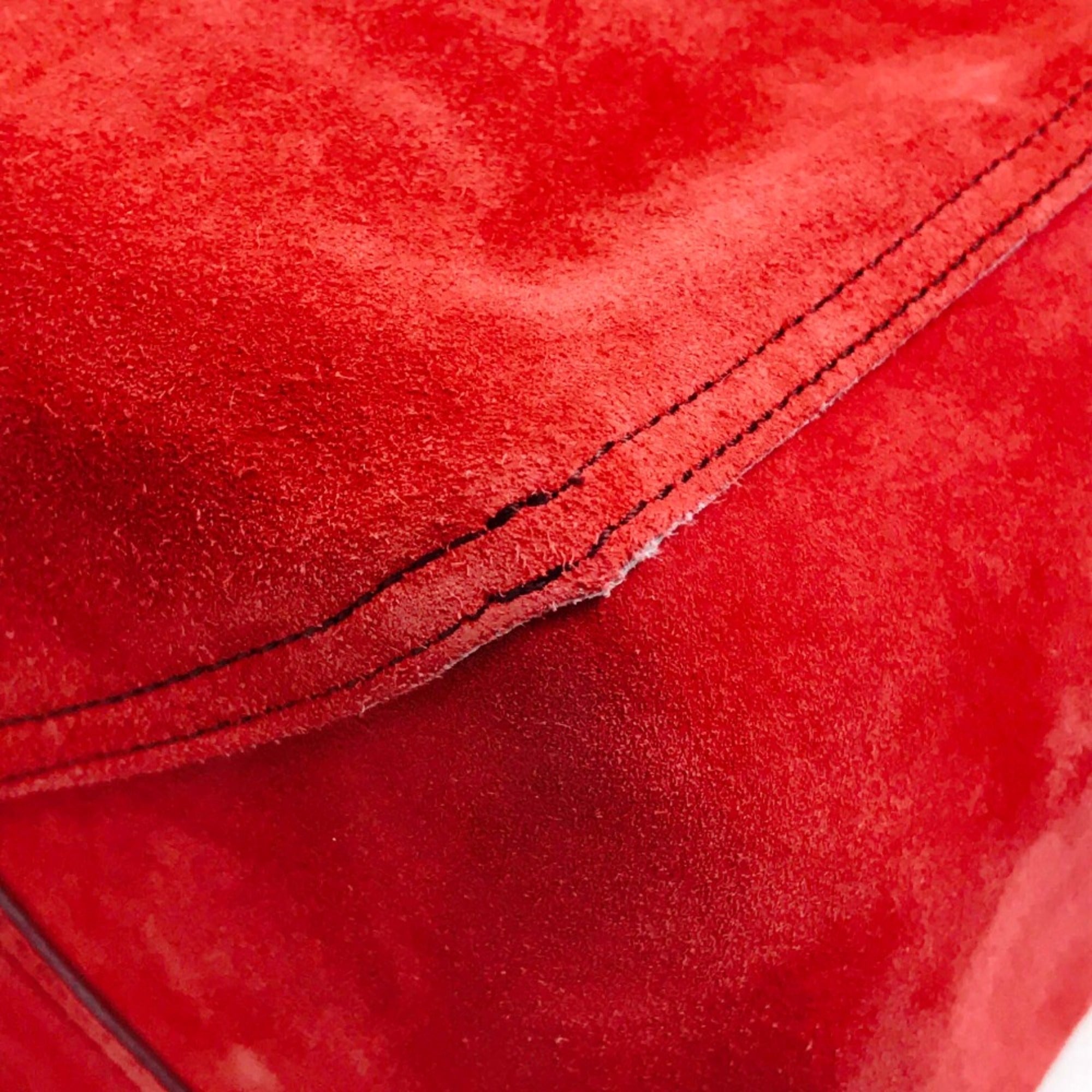 Loewe Red Leather Tote Bag (Pre-Owned)