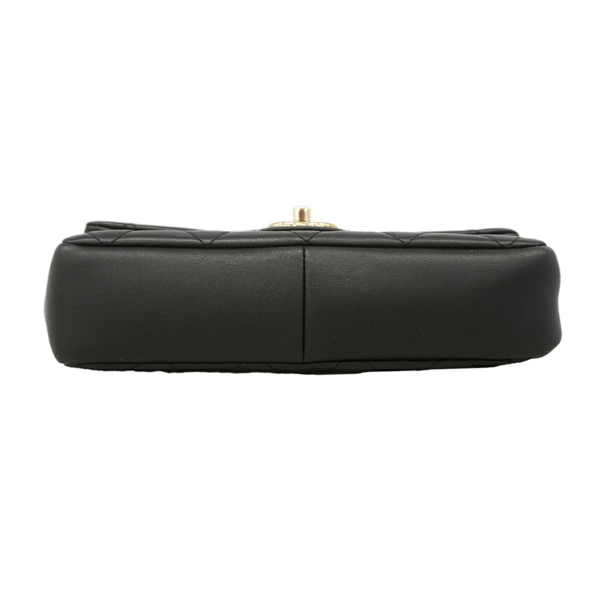 Chanel Black Leather Handbag (Pre-Owned)