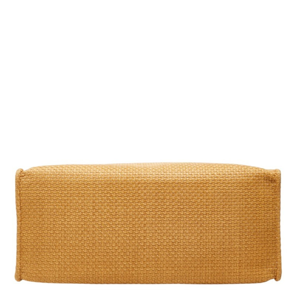 Dolce & Gabbana Brown Raffia Leather Shoulder Bag Tote Bag (Pre-Owned)