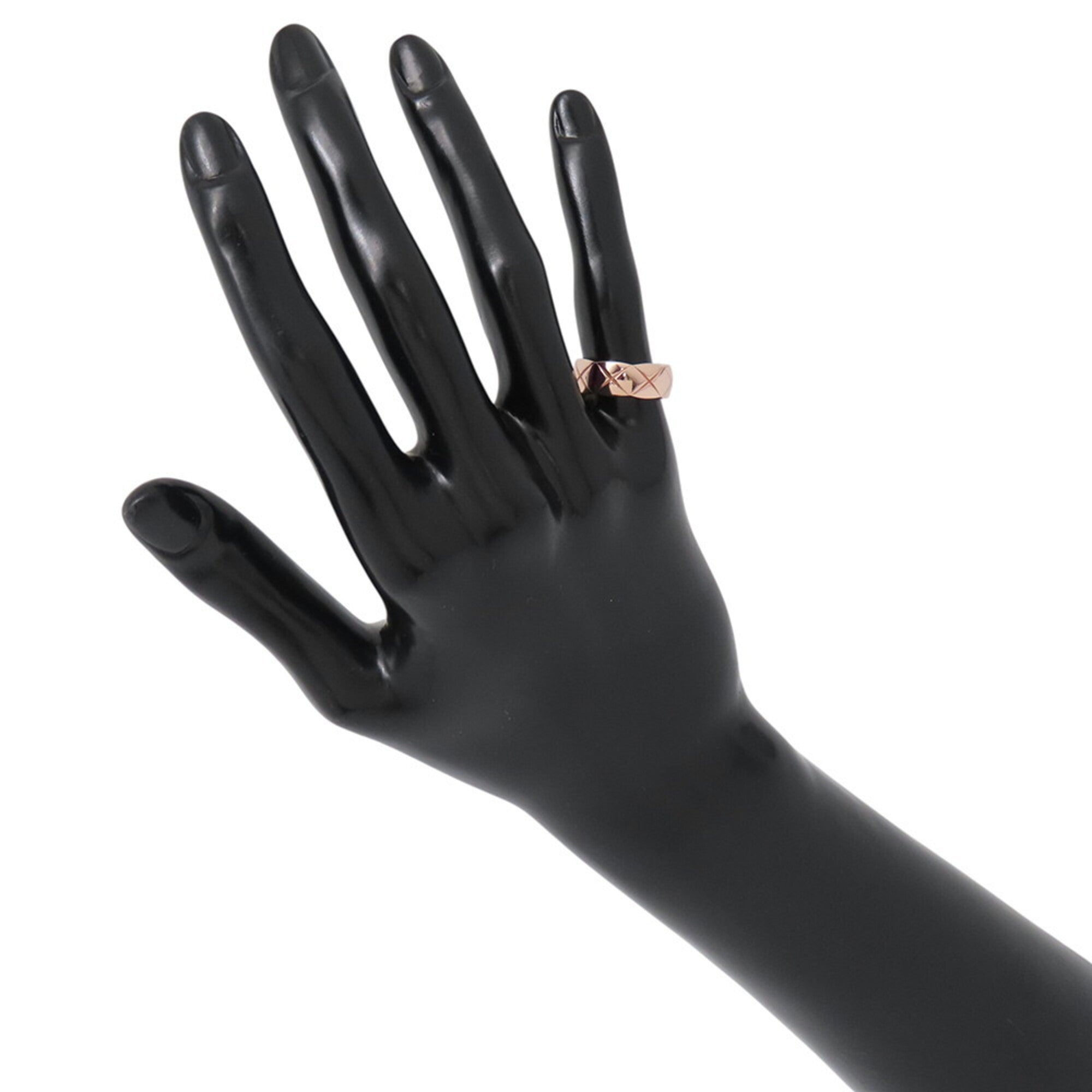 Chanel Pink Gold (18K) Band Ring (Pre-Owned)