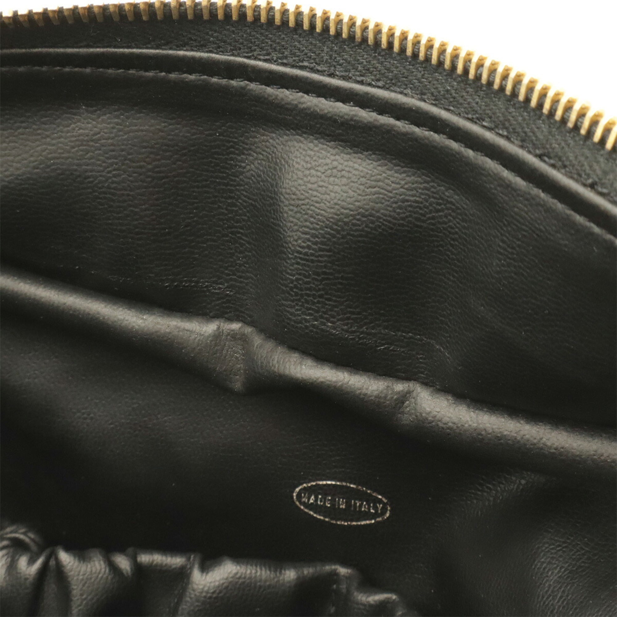 Chanel Black Patent Leather Clutch Bag Pouch (Pre-Owned)