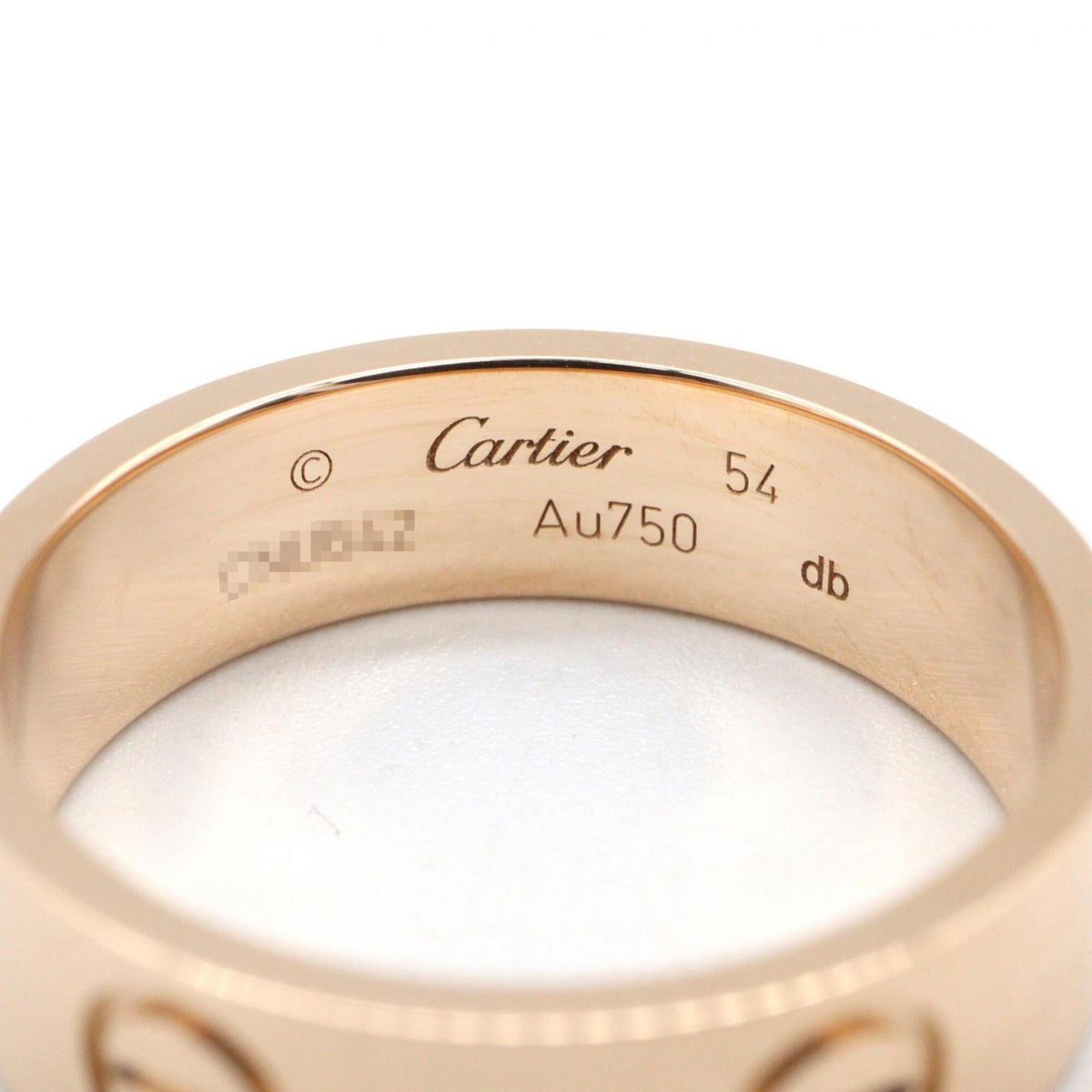 Cartier Gold Pink Gold (18K) Band Ring (Pre-Owned)