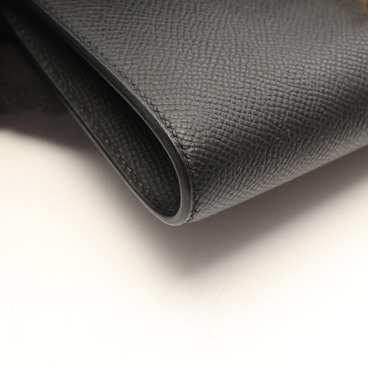 Hermes Black Epsom Leather Handbag Shoulder Bag (Pre-Owned)