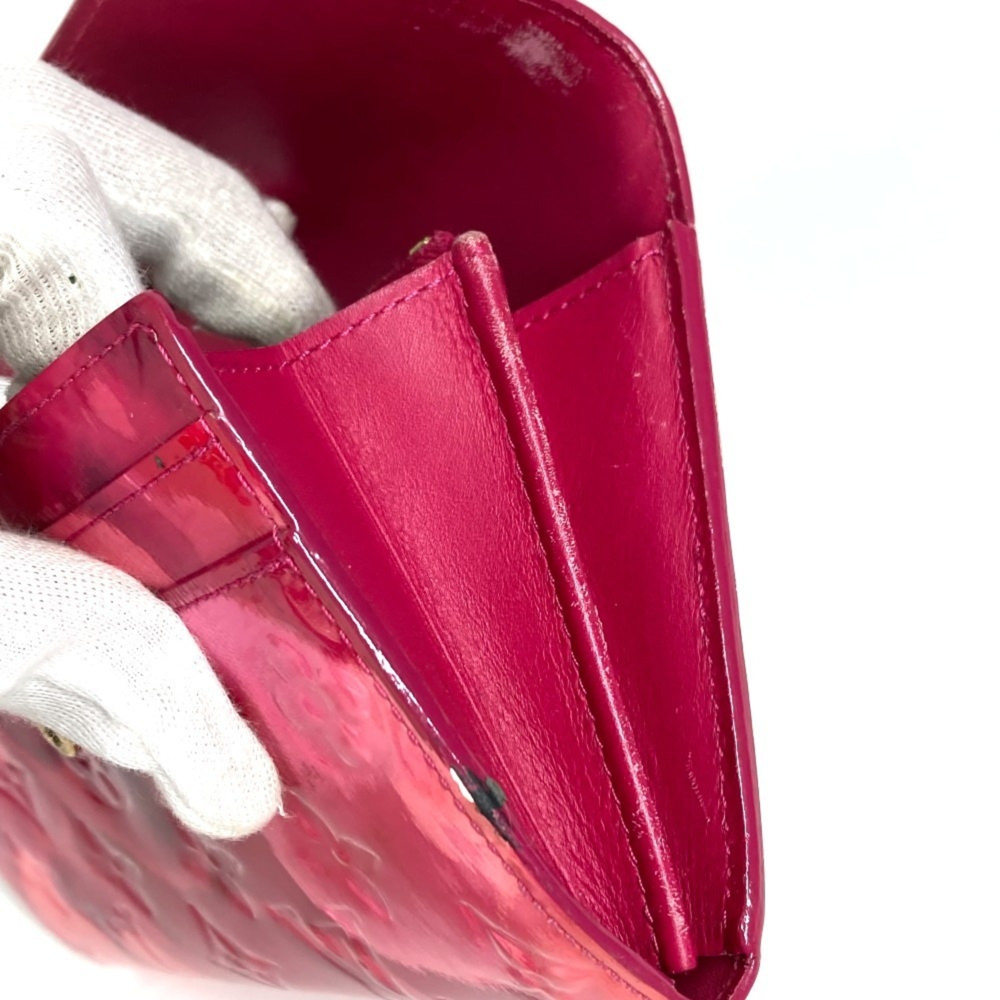 Louis Vuitton Galle Pink Long Bill Wallet (Bi-Fold) (Pre-Owned)