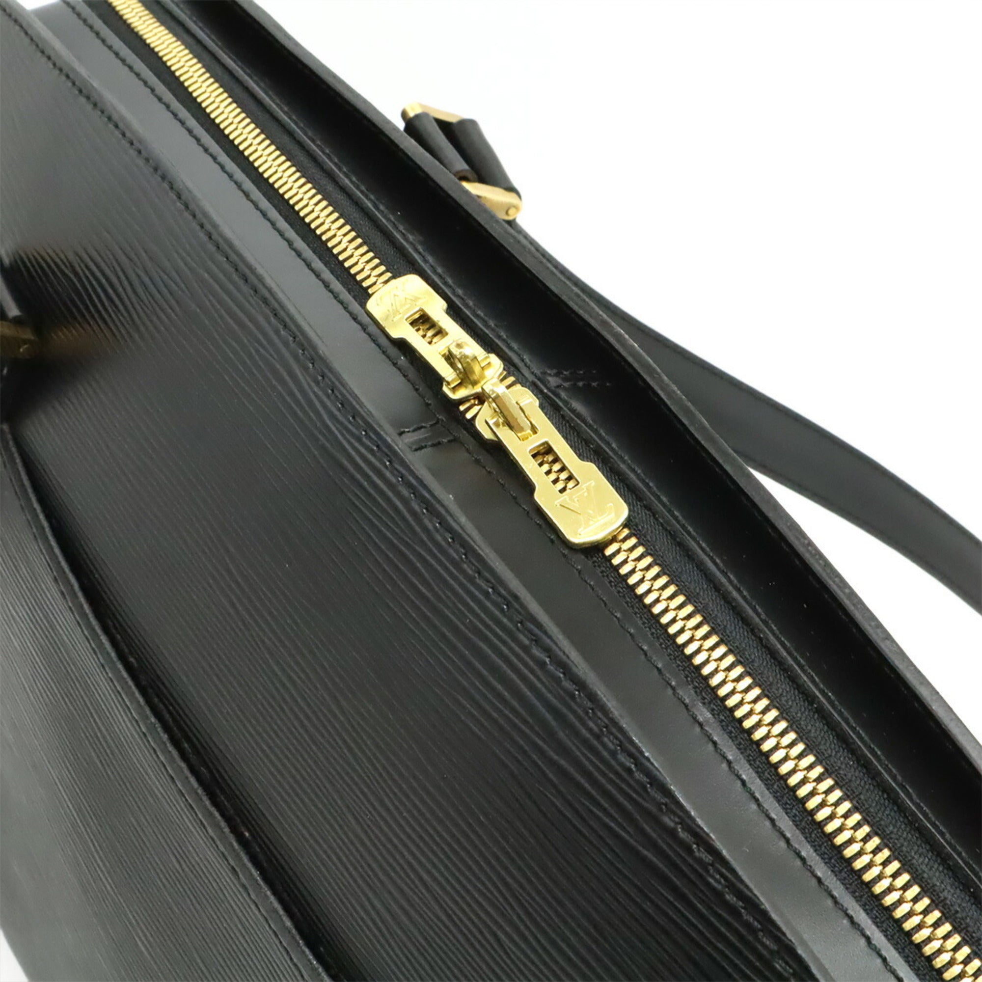 Louis Vuitton Noir Epi Leather Boston Bag Shoulder Bag (Pre-Owned)