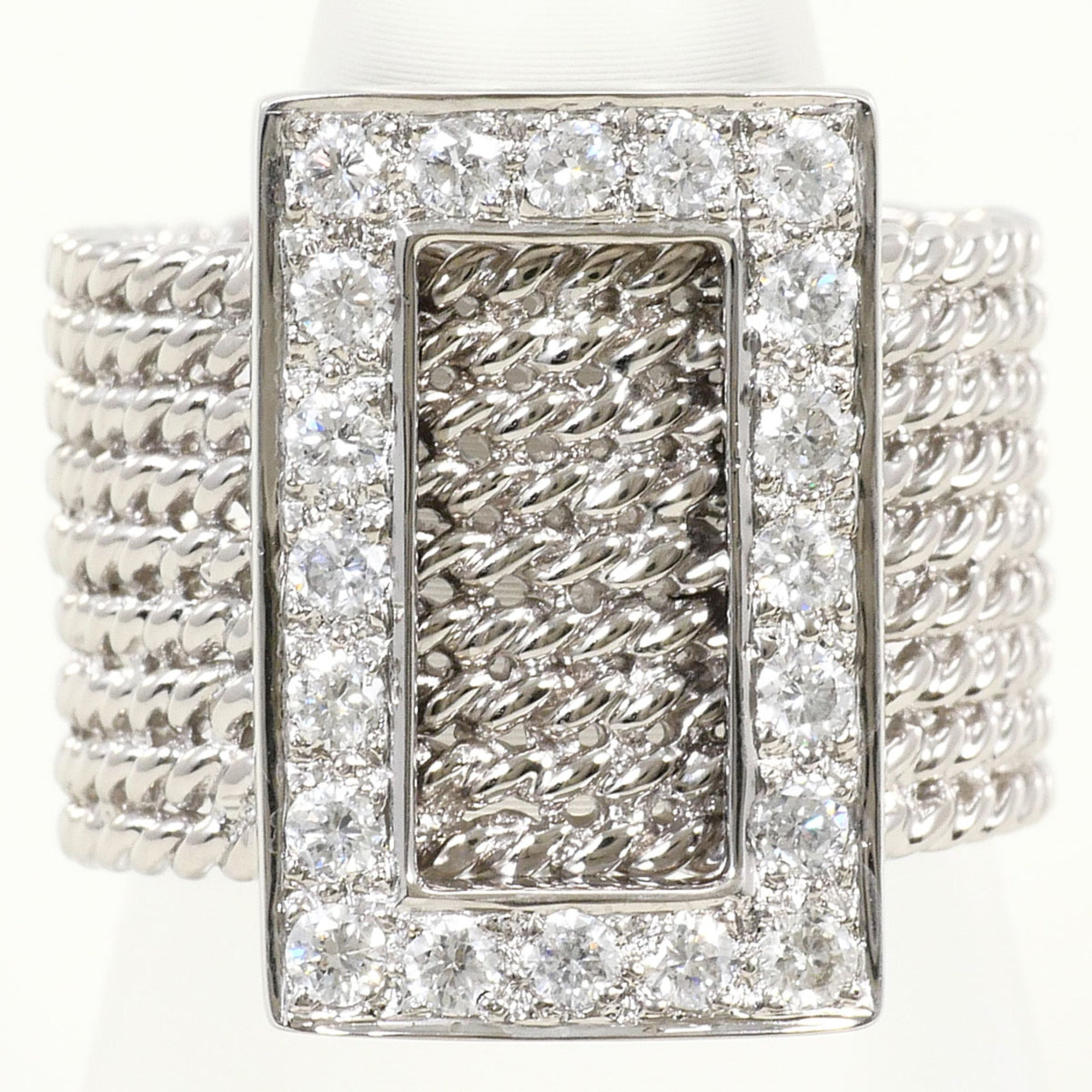 Unbranded White Gold White Gold (18K) Band Ring (Pre-Owned)