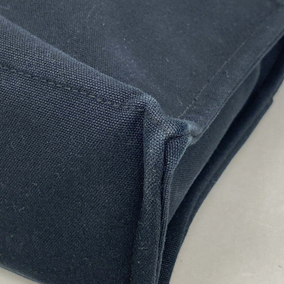 Hermes Black Canvas Tote Bag (Pre-Owned)