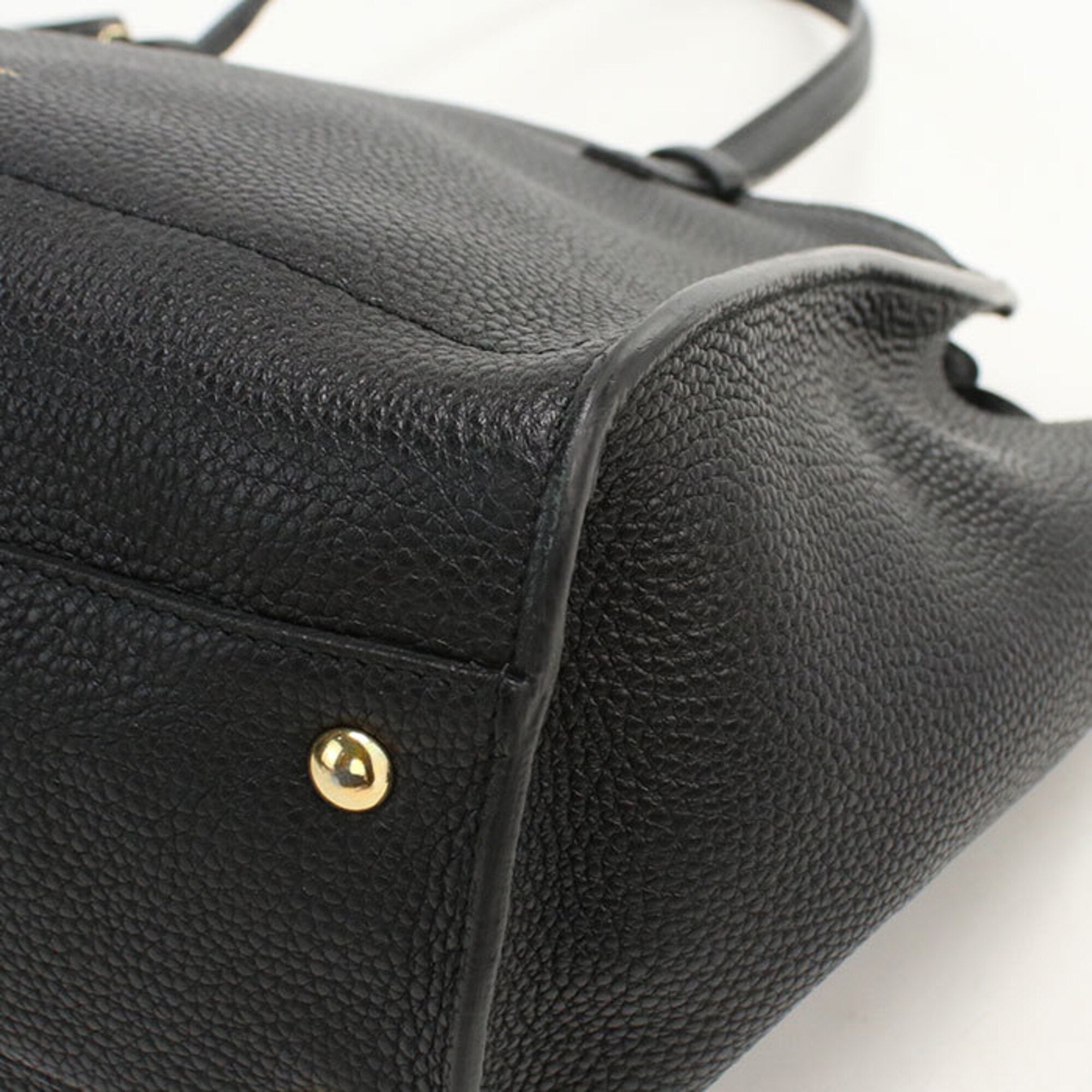 Salvatore Ferragamo Black Leather Tote Bag (Pre-Owned)