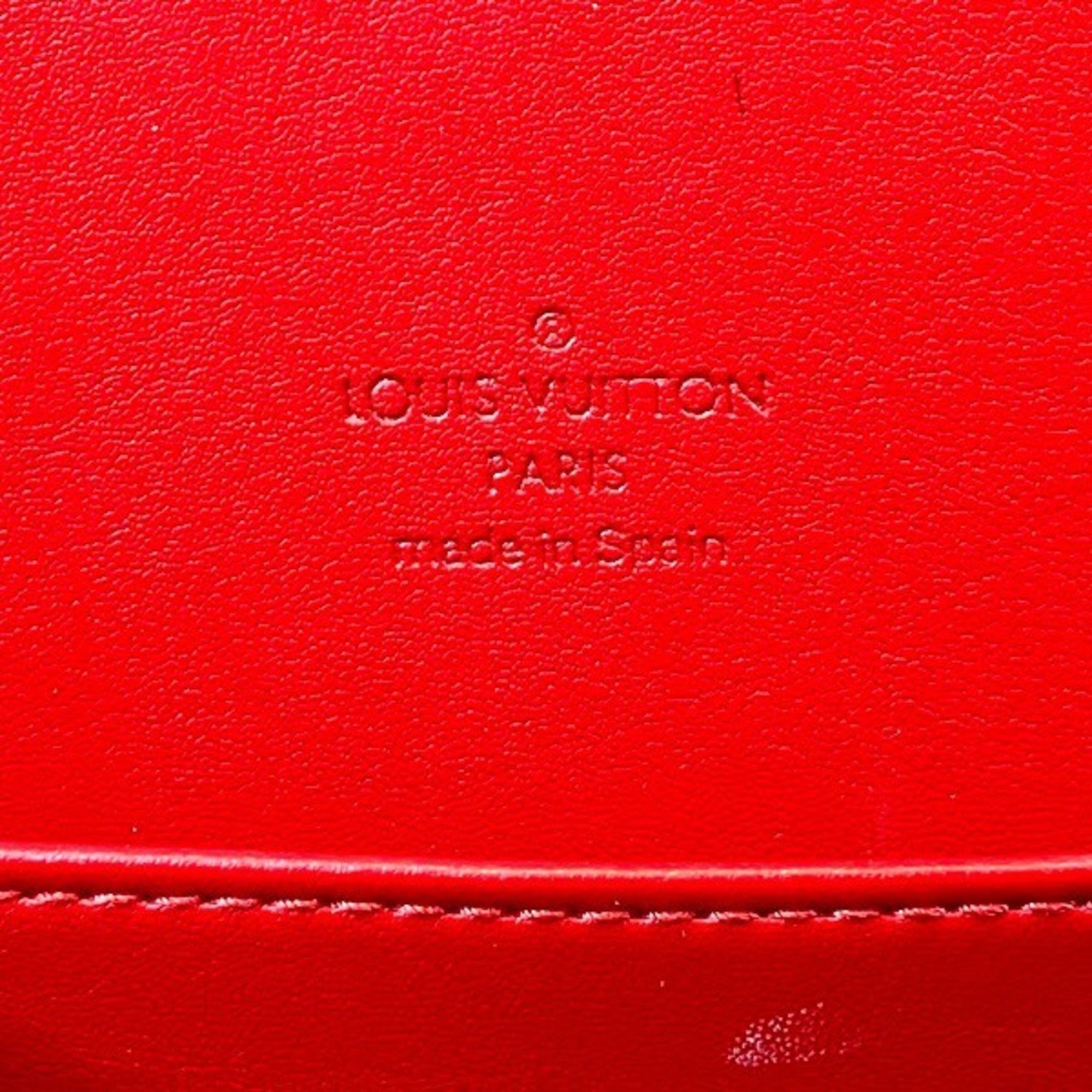 Louis Vuitton Rouge Vernis Handbag Shoulder Bag (Pre-Owned)