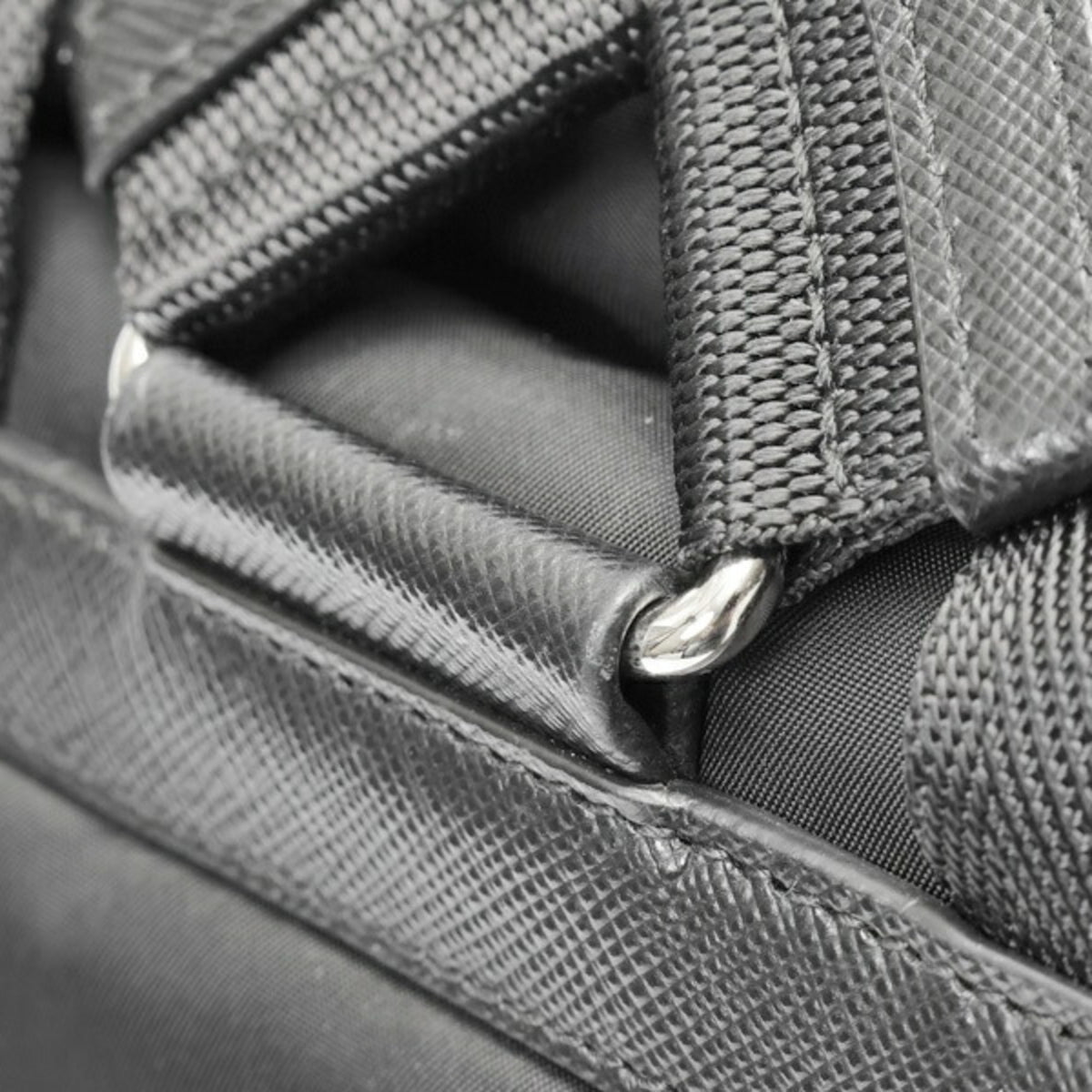 Prada Black Nylon Backpack (Pre-Owned)
