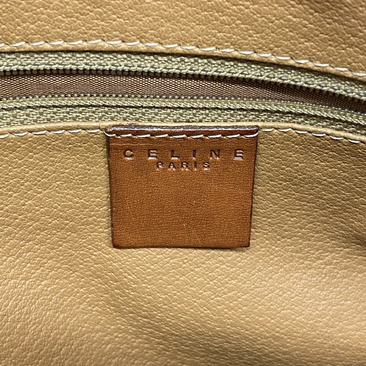 Celine Brown Pvc Handbag (Pre-Owned)