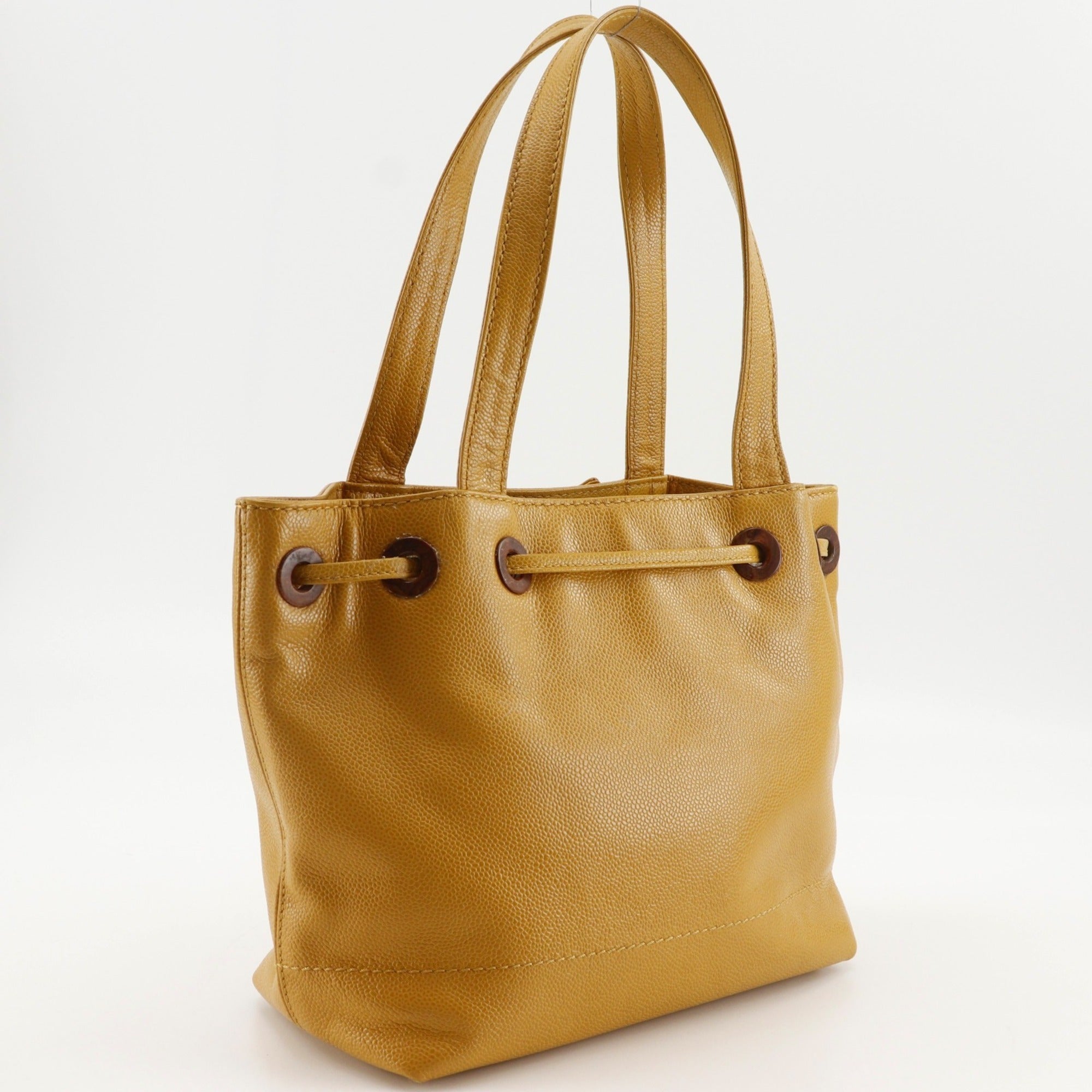 Chanel Camel Grained Calfskin Tote Bag (Pre-Owned)