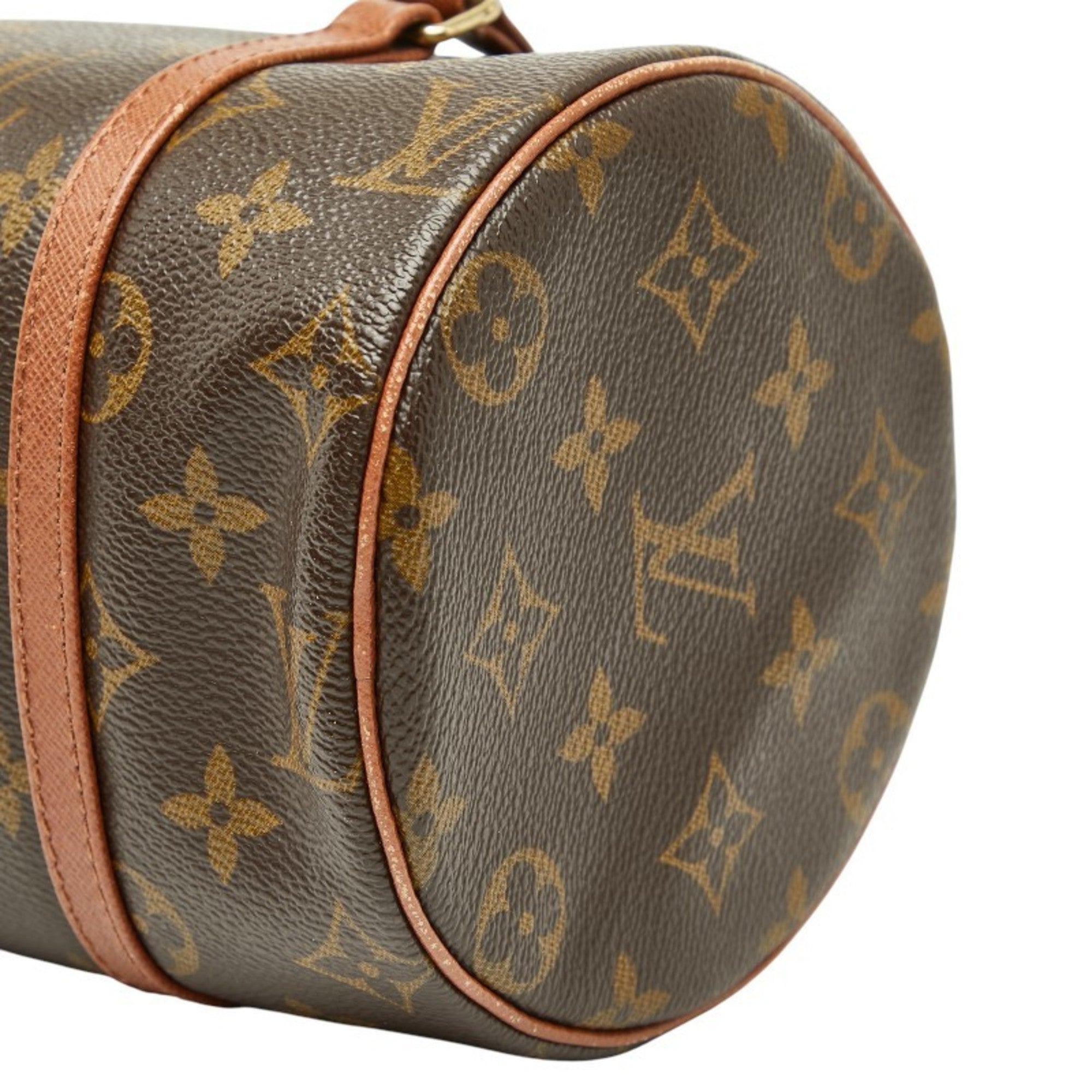 Louis Vuitton Monogram Brown Pvc Leather Handbag (Pre-Owned)