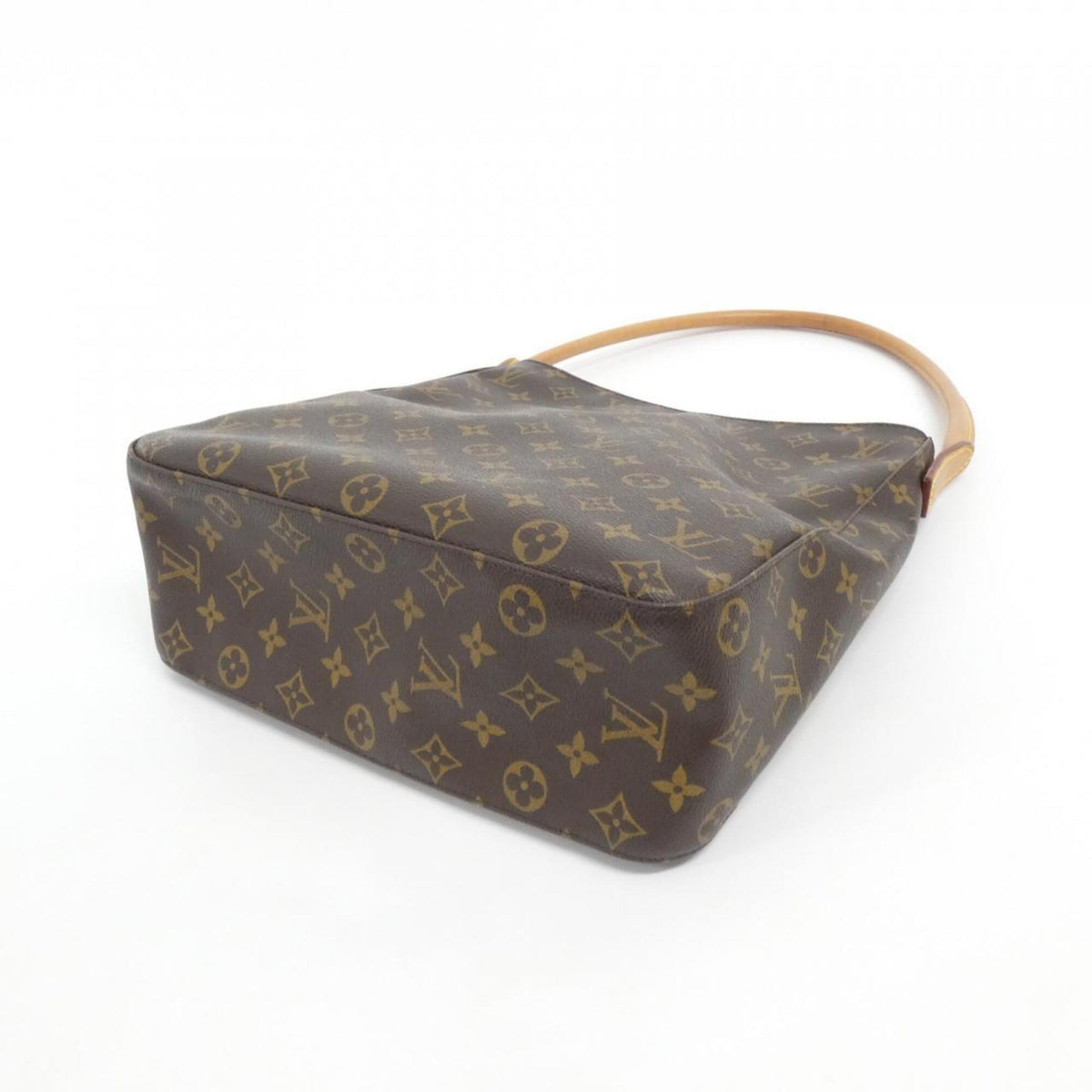 Louis Vuitton Marron Coated Canvas Shoulder Bag (Pre-Owned)