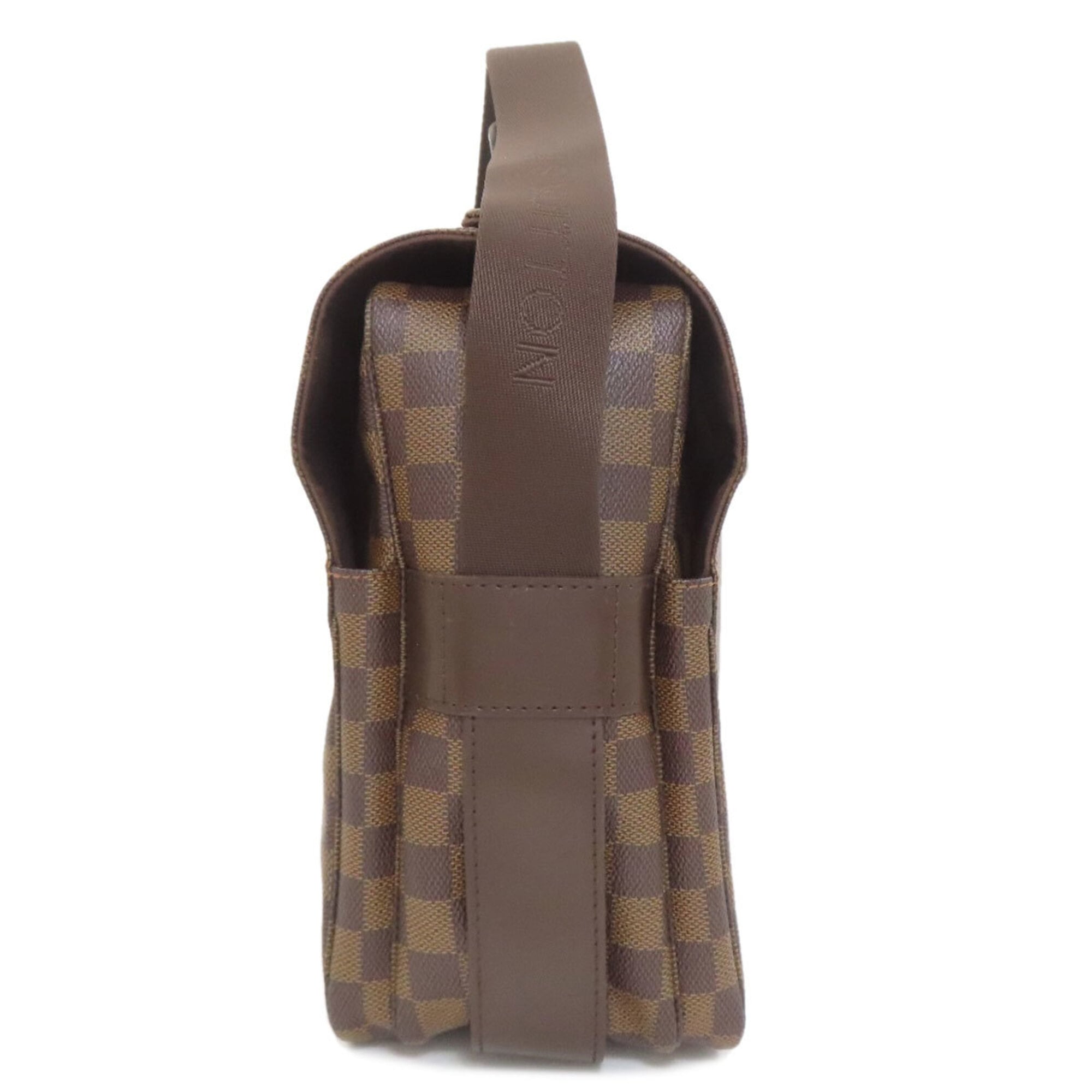 Louis Vuitton Brown Damier Canvas Ebene Damier Canvas Shoulder Bag (Pre-Owned)