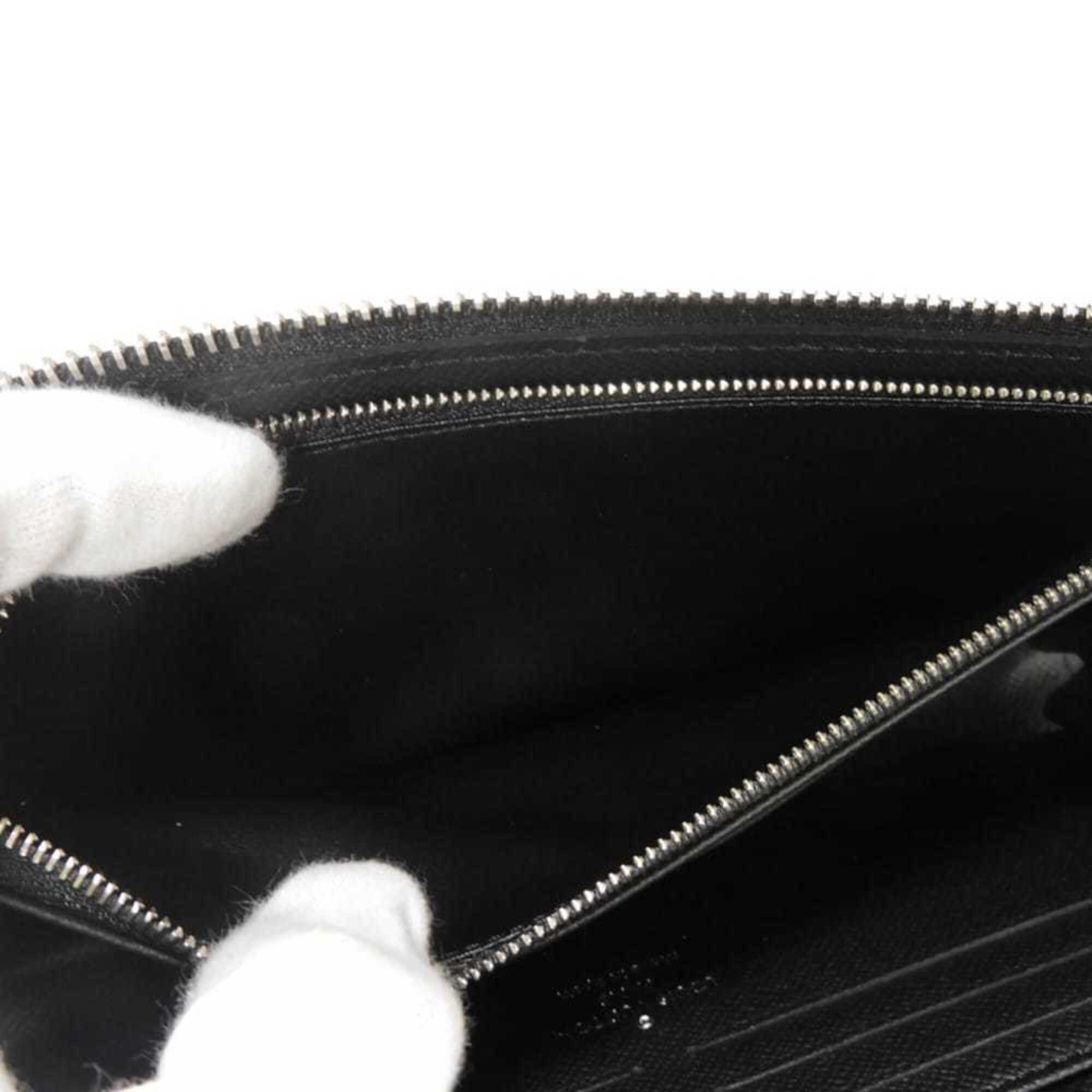 Louis Vuitton Damier Graphite Black Noir Damier Graphite Canvas Leather Long Wallet (Bi-Fold) (Pre-Owned)
