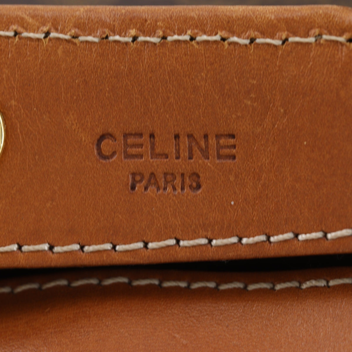 Celine Brown Pvc Tote Bag (Pre-Owned)